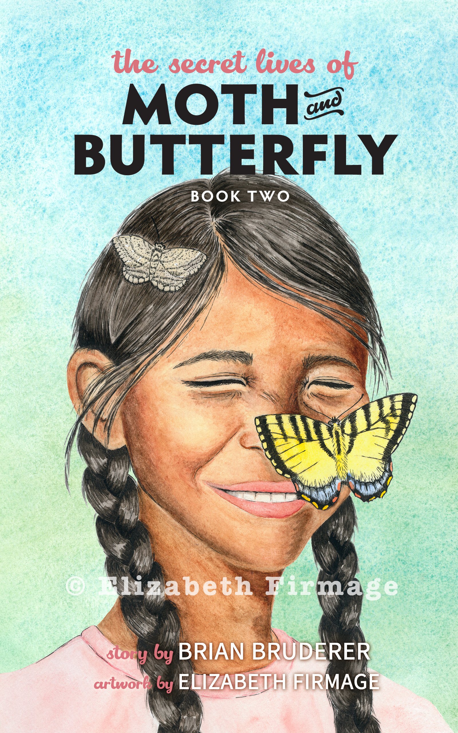 Illustrations for the children's book "The Secret Lives of Moth and Butterfly Book 2"