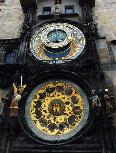  The Astronomical Clock. Photograph: Alex Bertulis-Fernandes