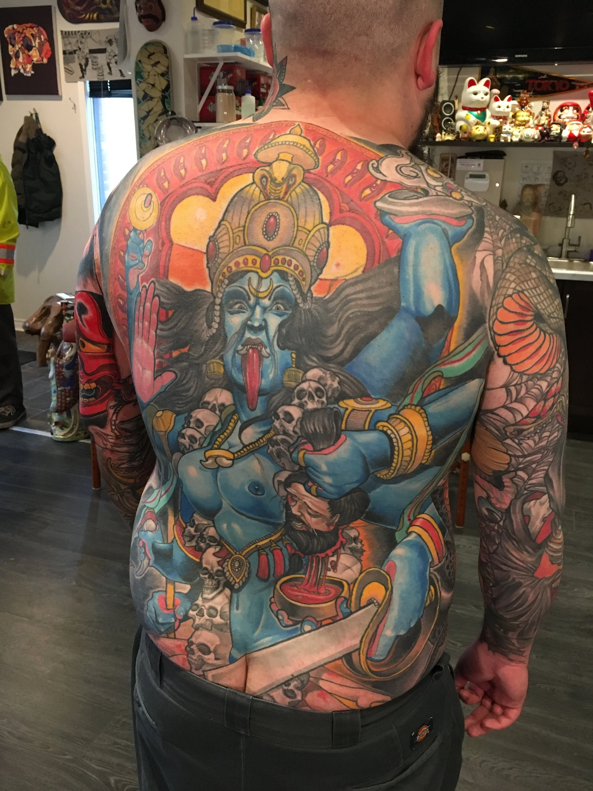 kali full colour custom tattoo