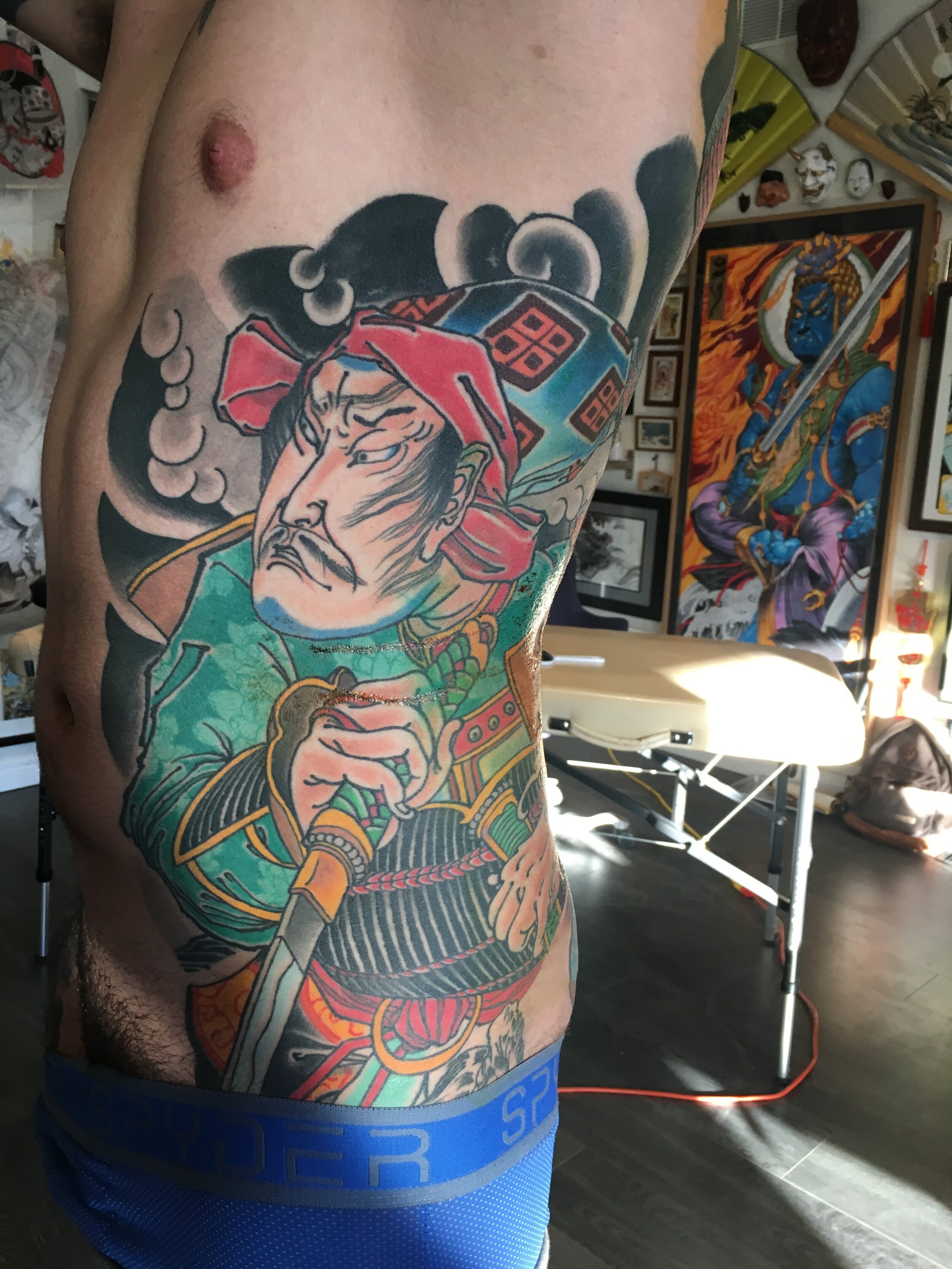 traditional japanese samurai tattoo