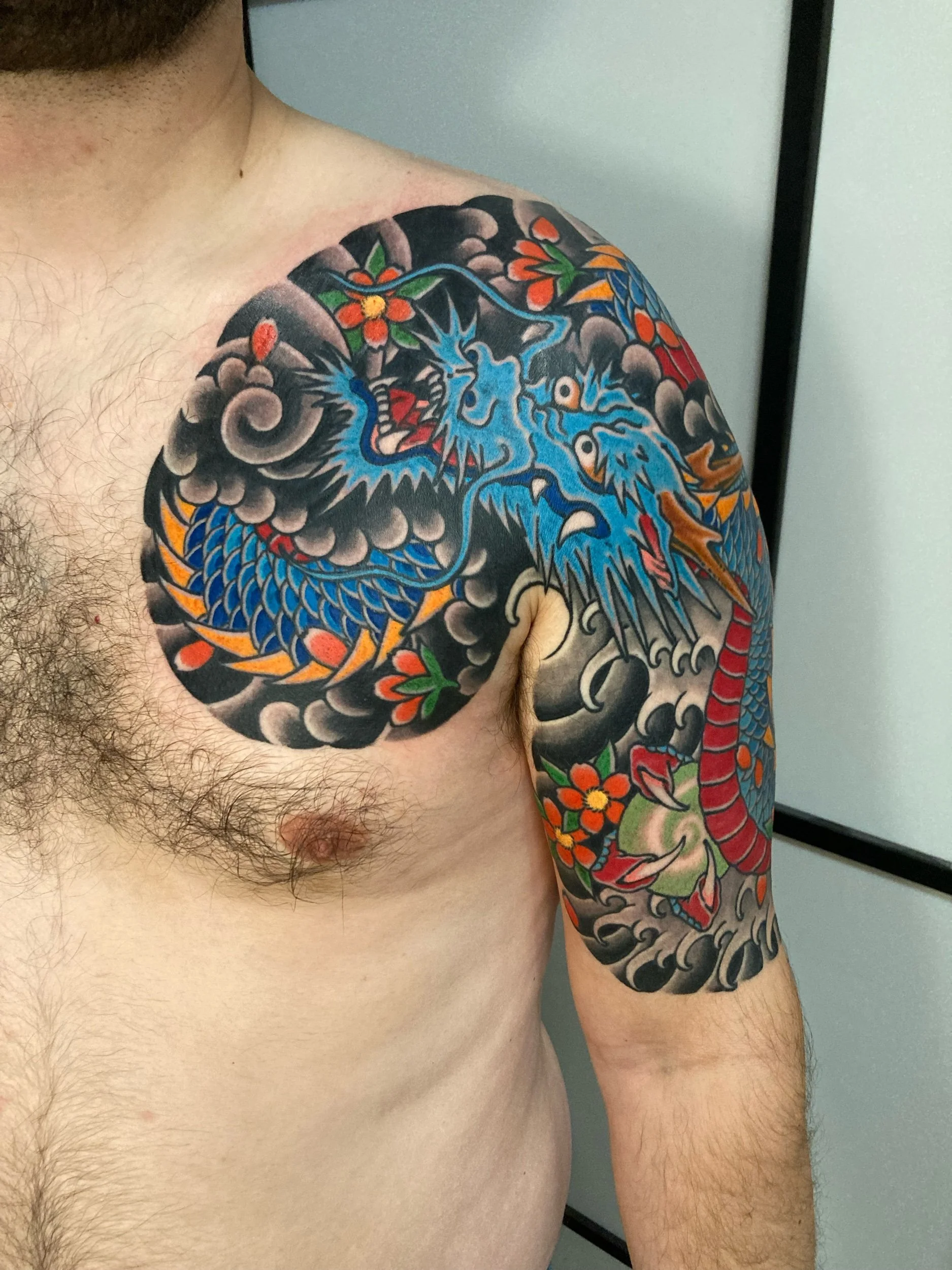 Japanese dragon tattoo