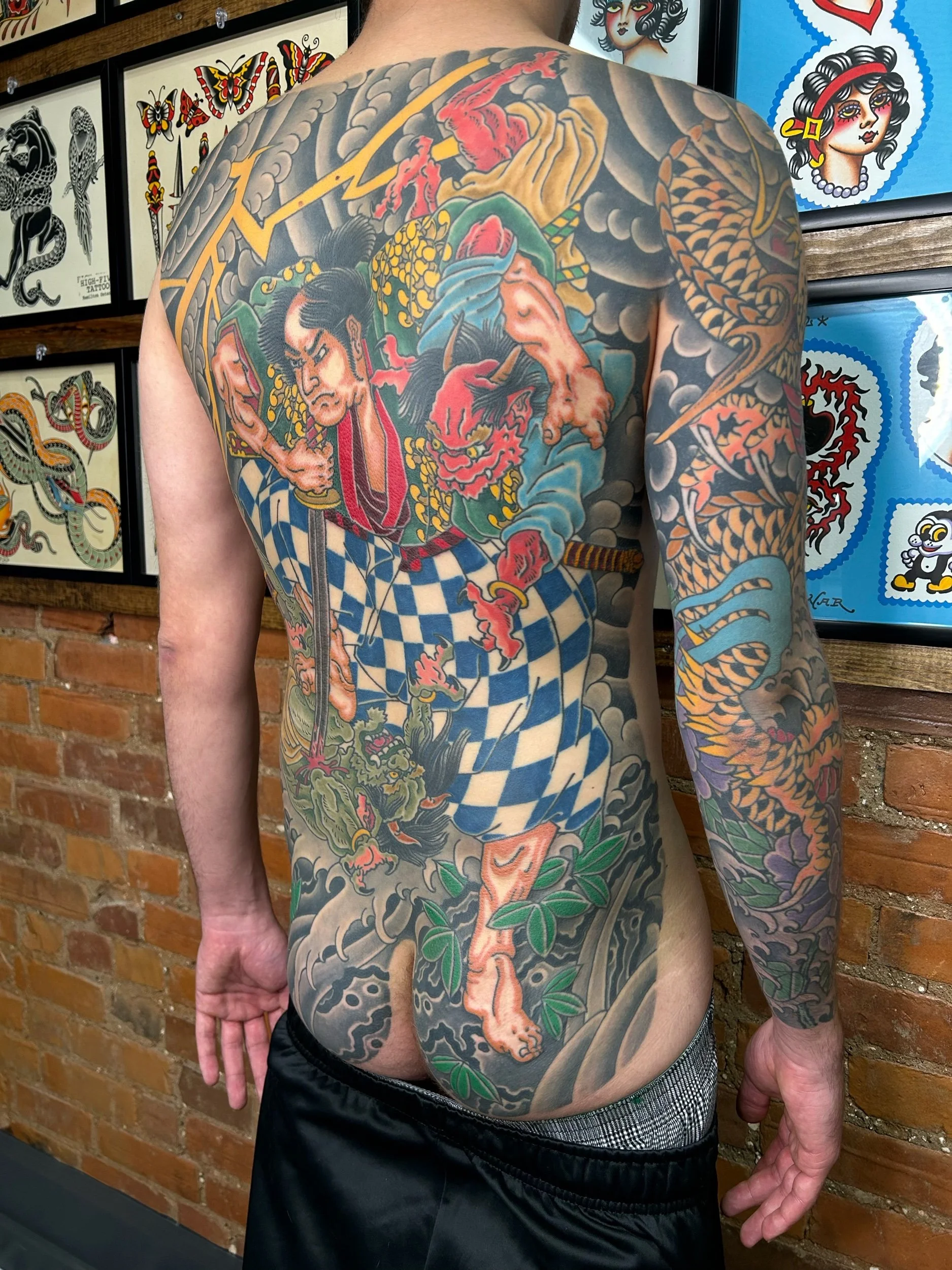 Japanese backpiece tattoo