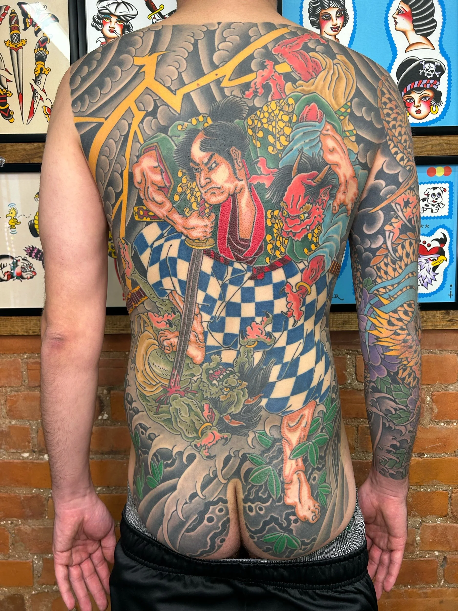 Japanese backpiece tattoo