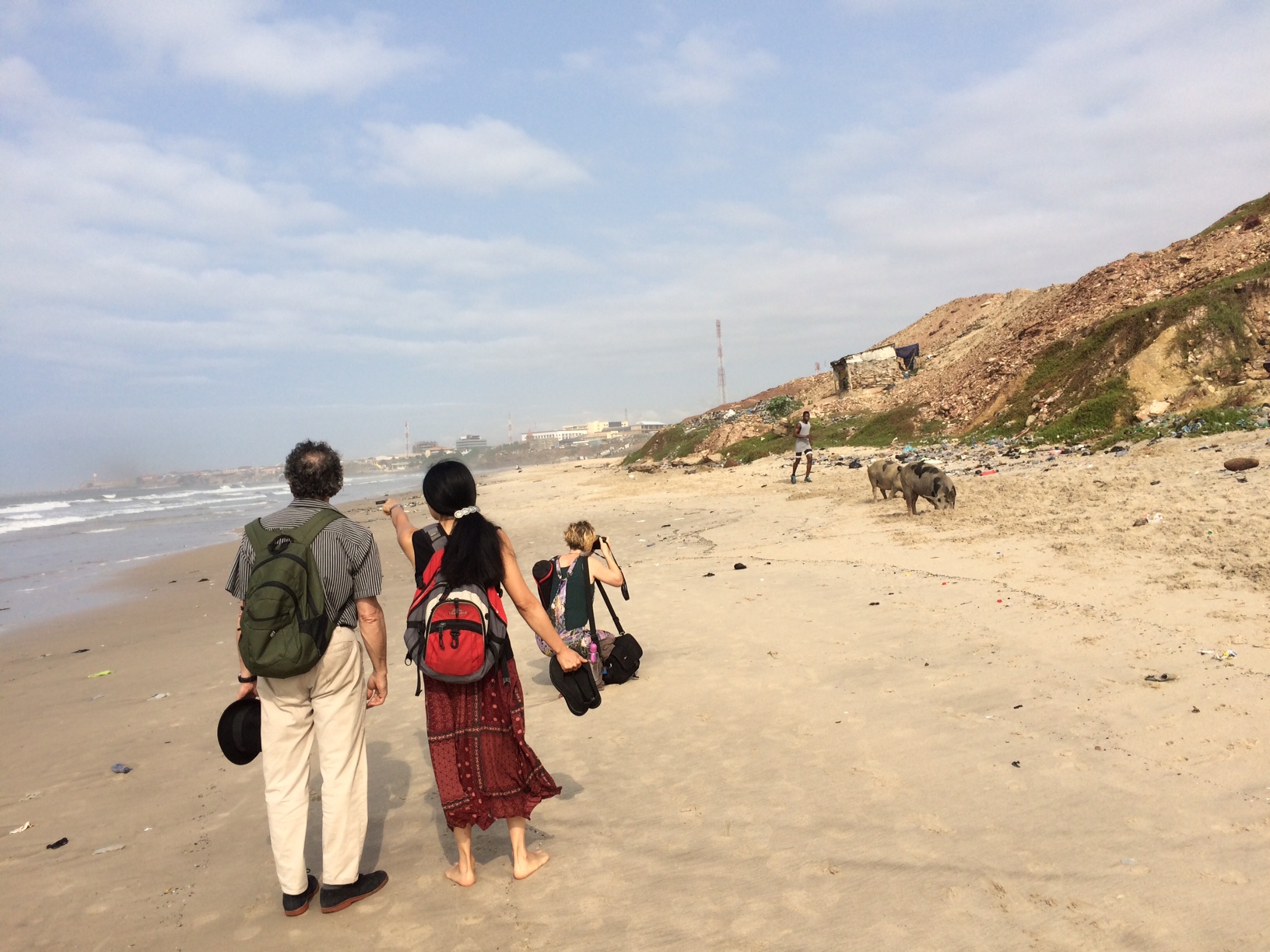 From left: Andy Teirstein, Valerie Narajo, and Cari Ann Shim Sham Photo by Wendy Perron