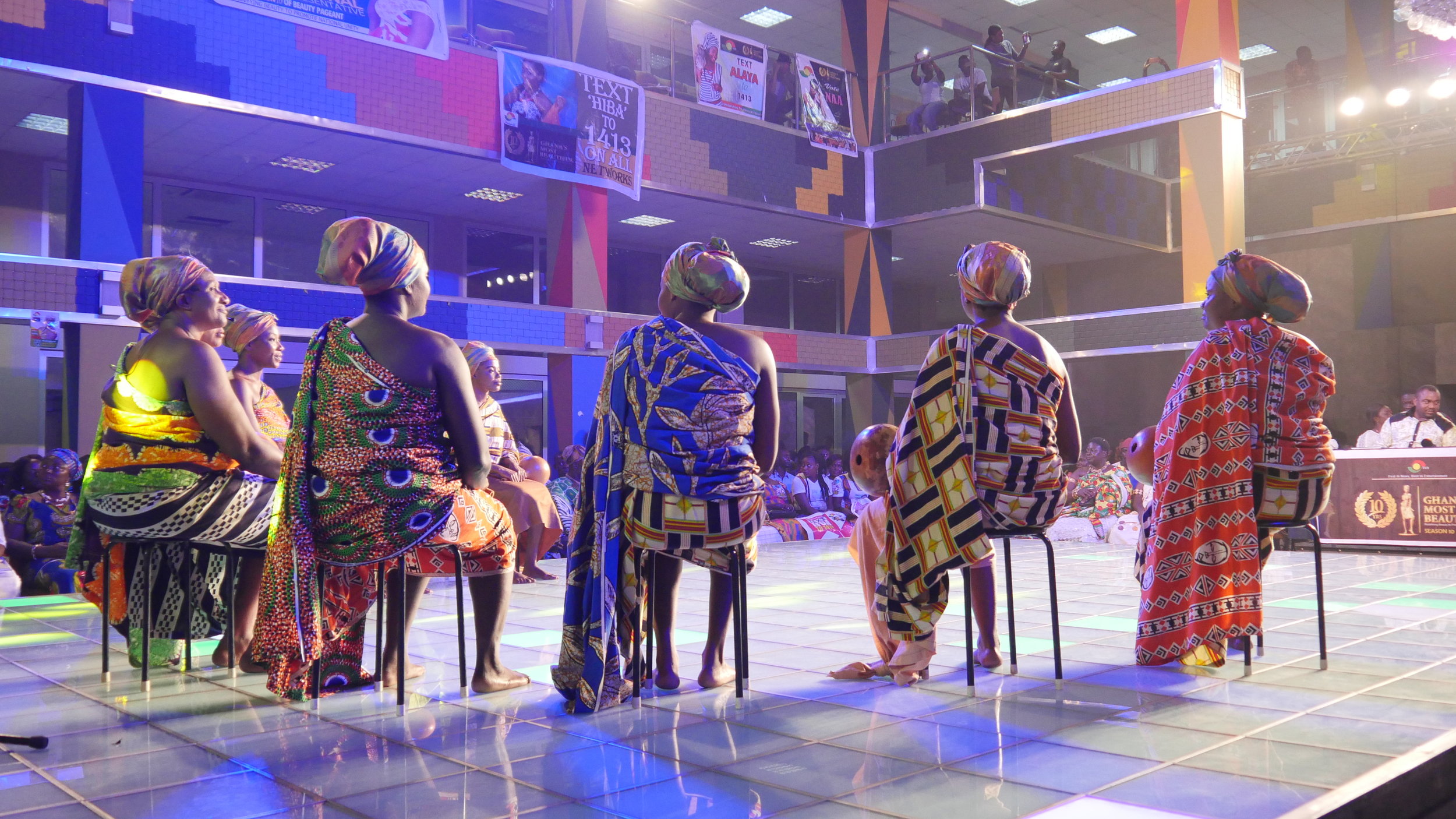Elders Seated at Ghana's Most Beautiful TV Show Photo by Cari Ann Shim Sham