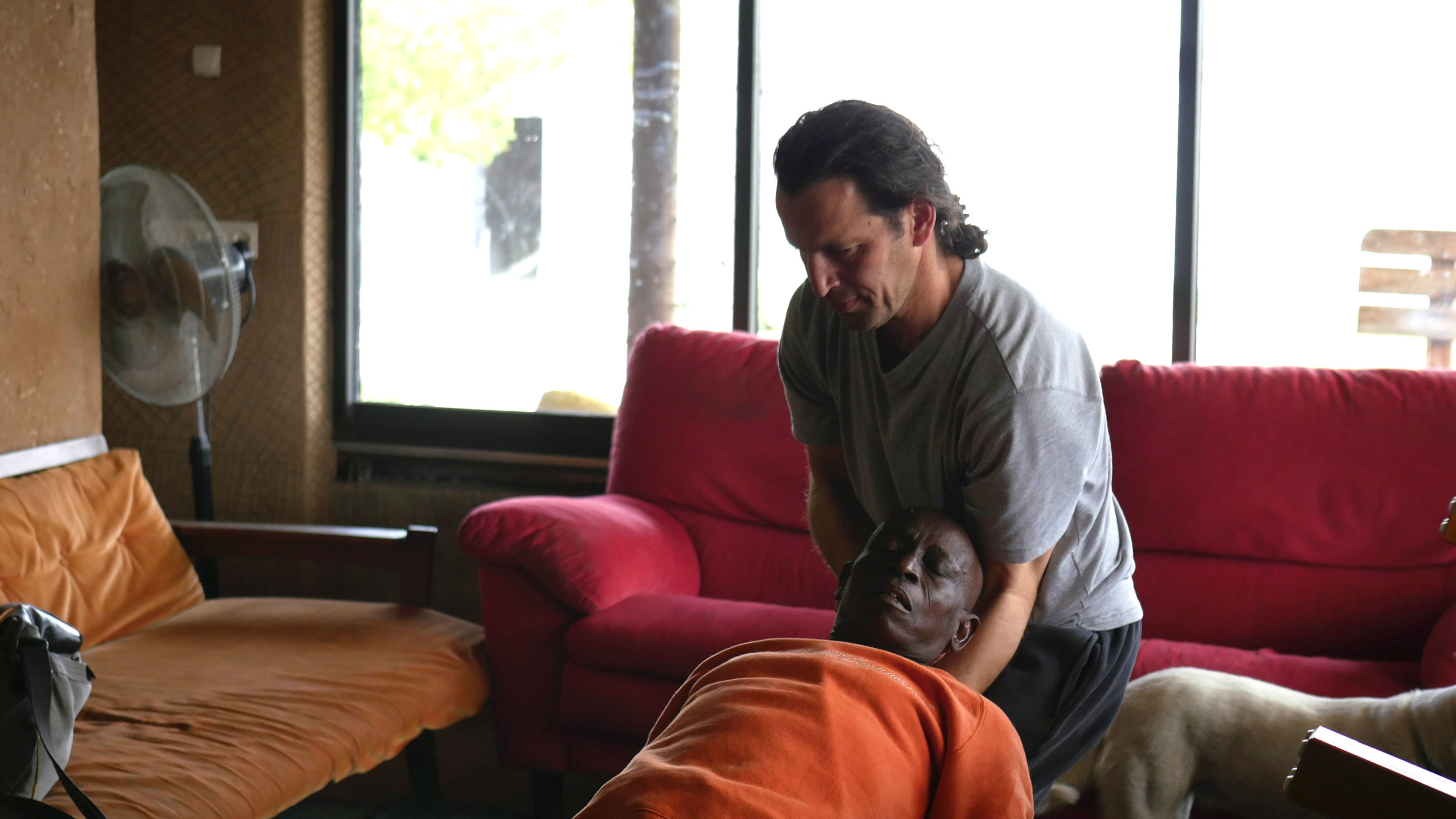 Another moment in the Adi/Yaya duet with Adi and Yaya Photo by Zoya Teirstein
