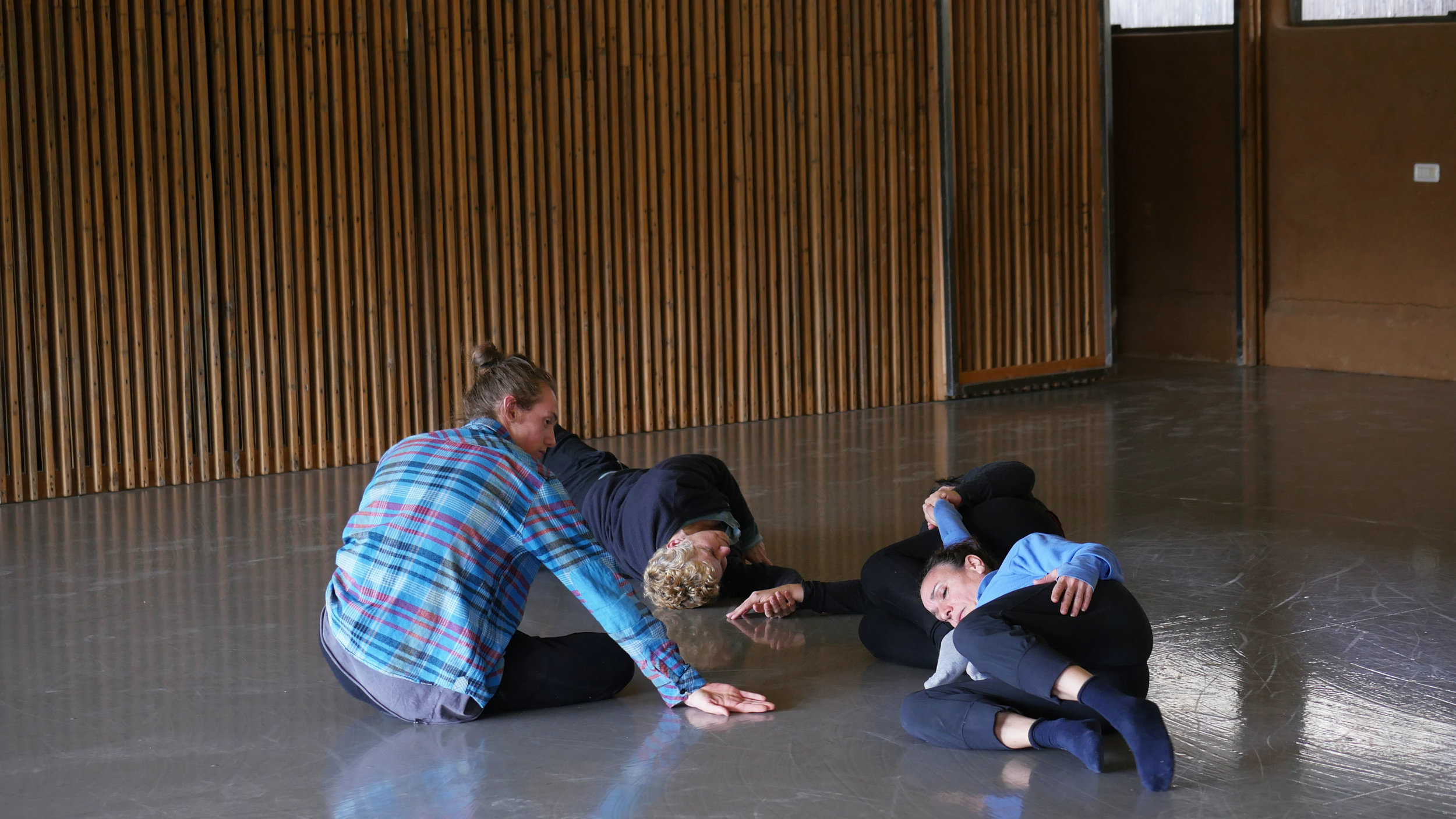 The quartet with Ian Robinson, Neta Pulvemacher, Amal Murkus, and Pam Pietro Photo by Cari Ann Shim Sham