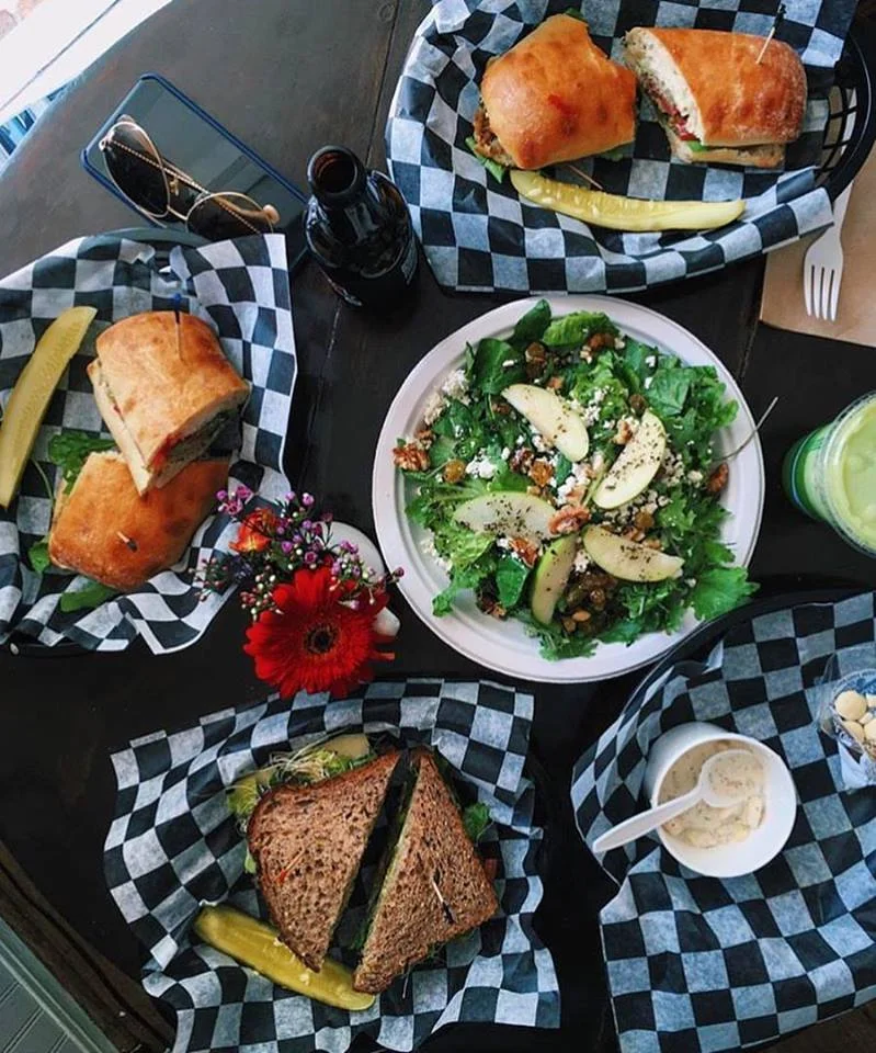 Sandwiches and salads at Shayna's Place