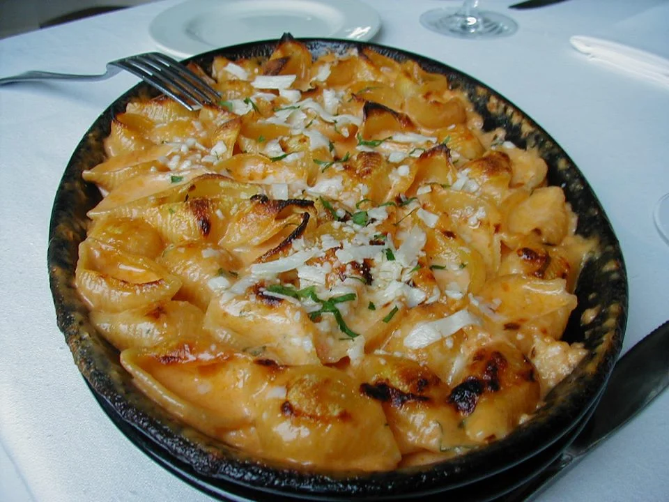 Baked pasta at Al Forno