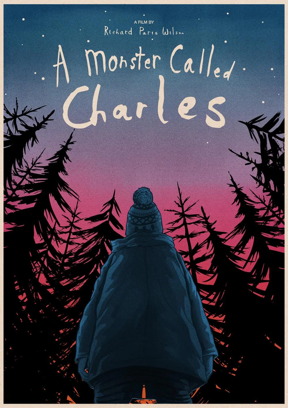 Proud to have the amazing Matthew Griffin create the poster for my short film 'A Monster Called Charles'