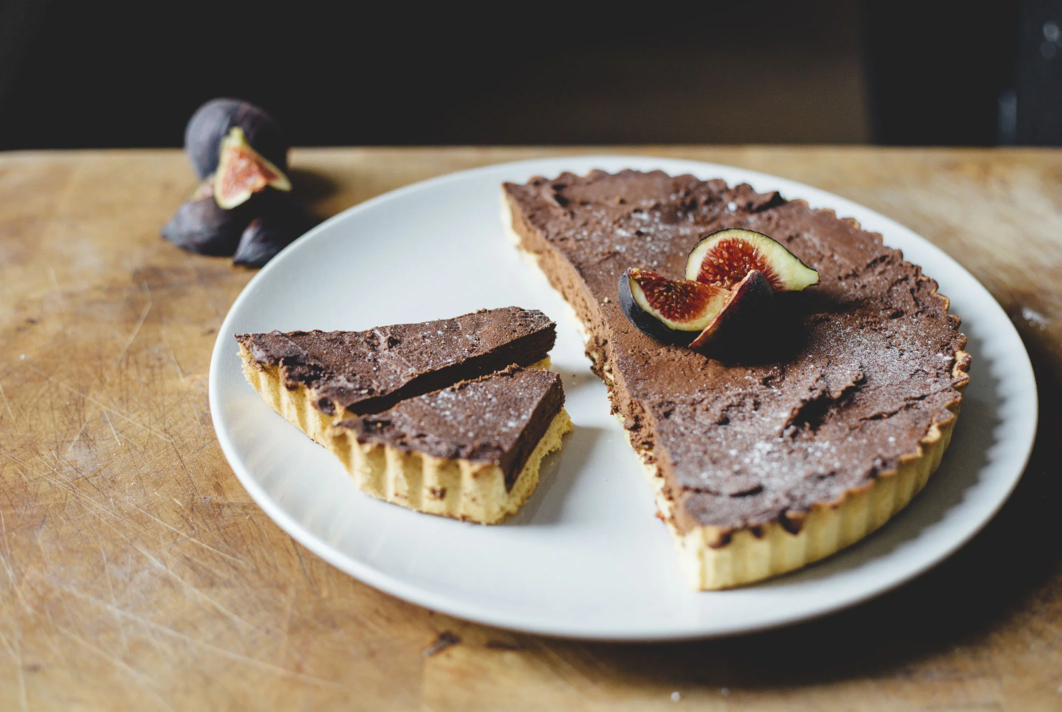 dad's chocolate orange tart