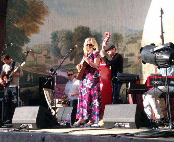 Sally Barker with Ian Crabtree and members of The South.jpg