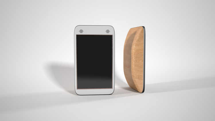 Our solution was a storytelling device with three functions: record, upload and listen. WIFI connectivity ensures uploading and listening are smooth experiences while the product itself is sleek and uncomplicated, letting the stories themselves take center stage. Whenever the kids or grandkids have a moment to unwind, it's important they be able to listen with nothing else flashing across the screen. We wanted to create an arena in which technological savvy wouldn't matter, where only the wisdom of old age could make you cool. We named it Dagny – in honor of the world's oldest blogger: 103-year old Dagny Carlsson.