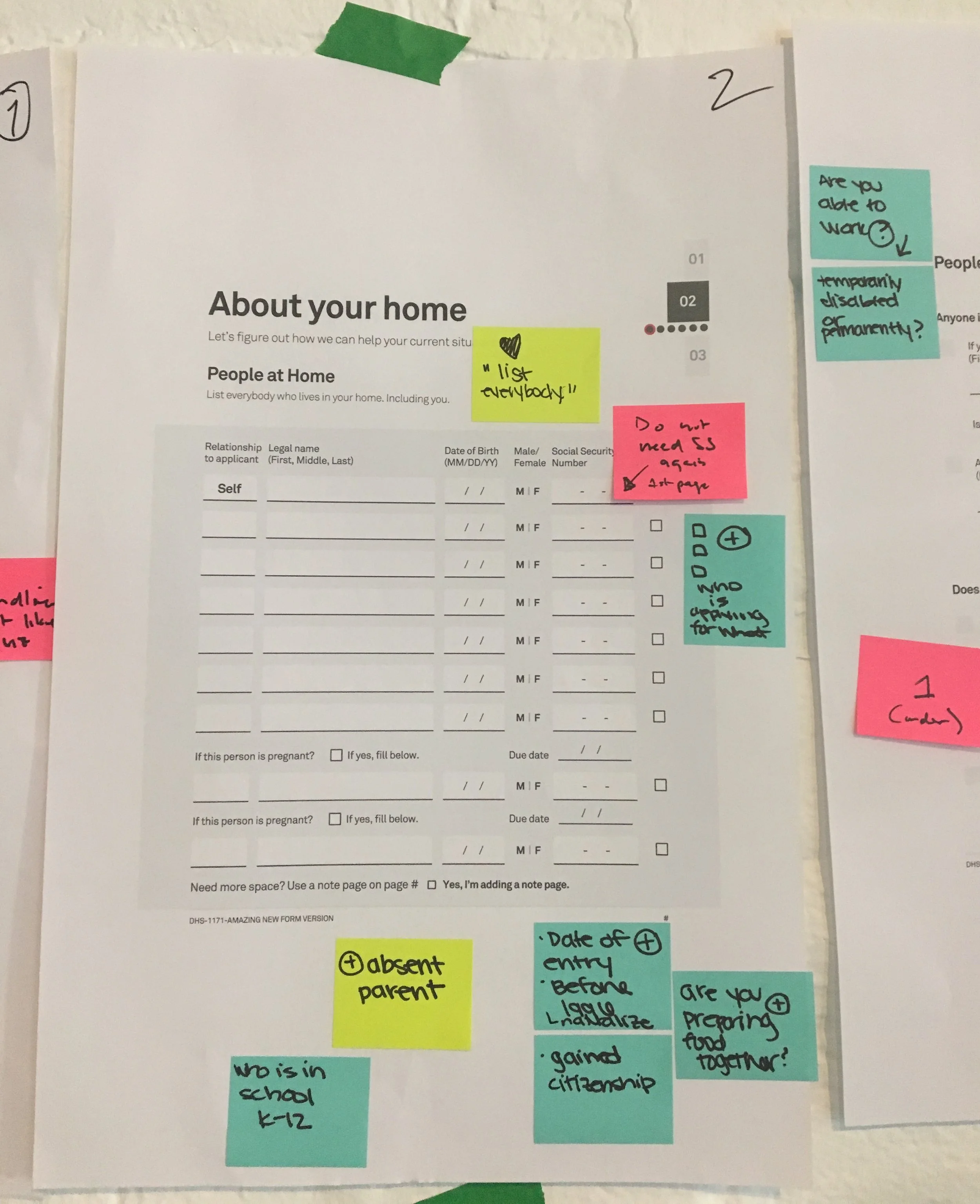 An early home information prototype with feedback