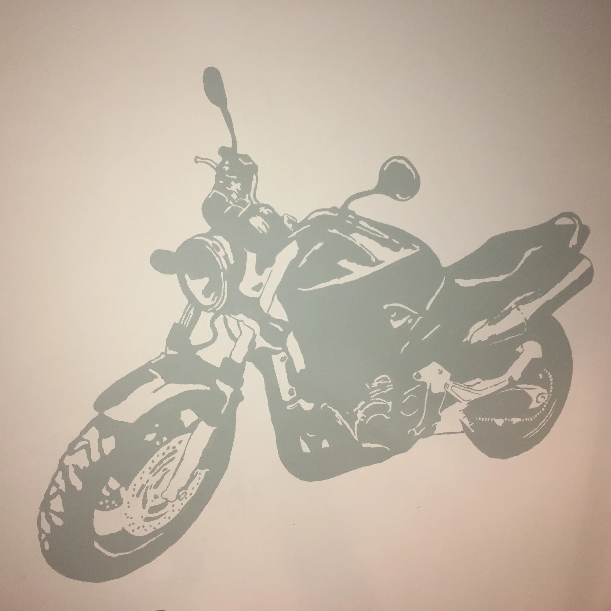 Motorcycle Mural (Honda CB919 Hornet)