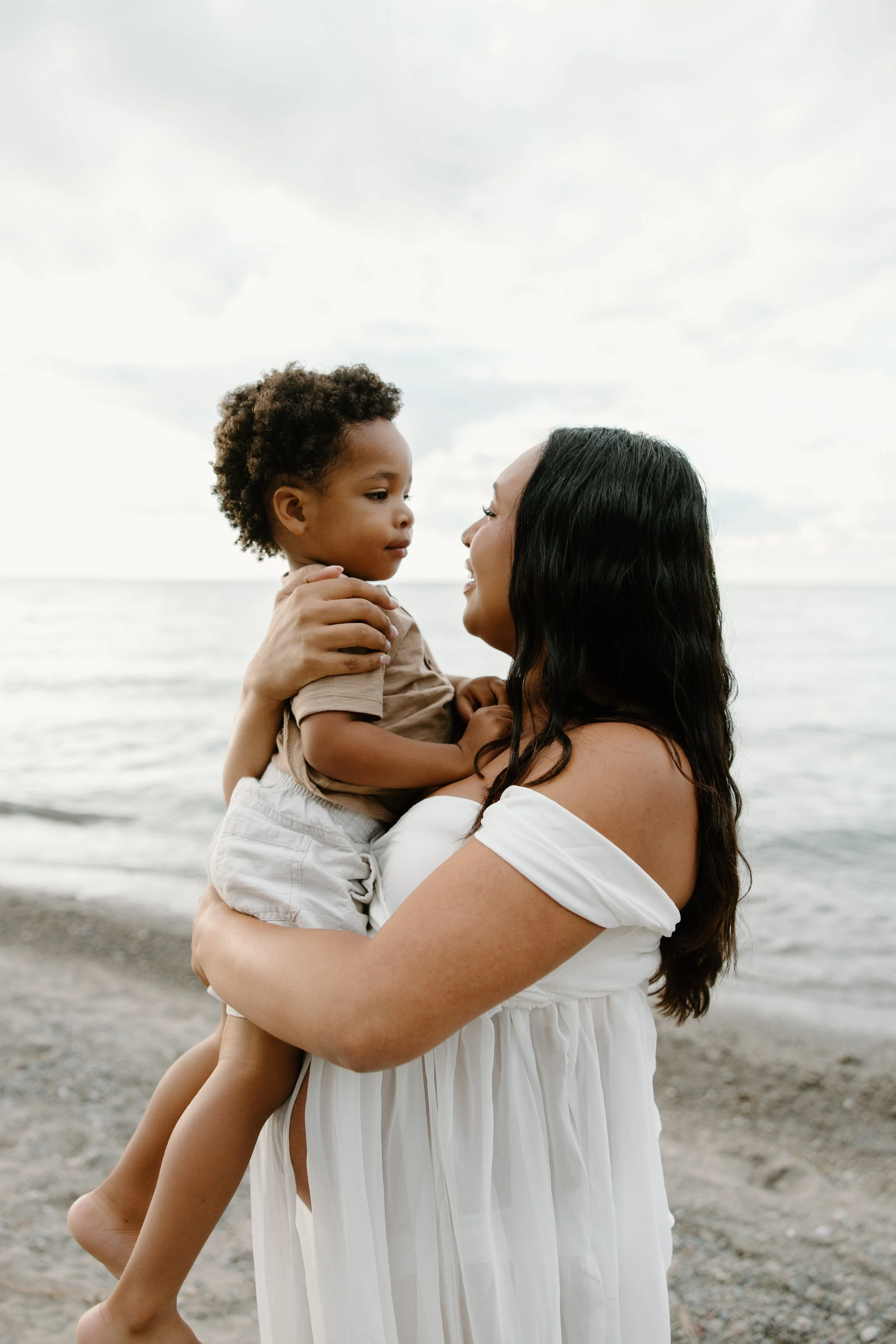 A Summer Beach Maternity Session