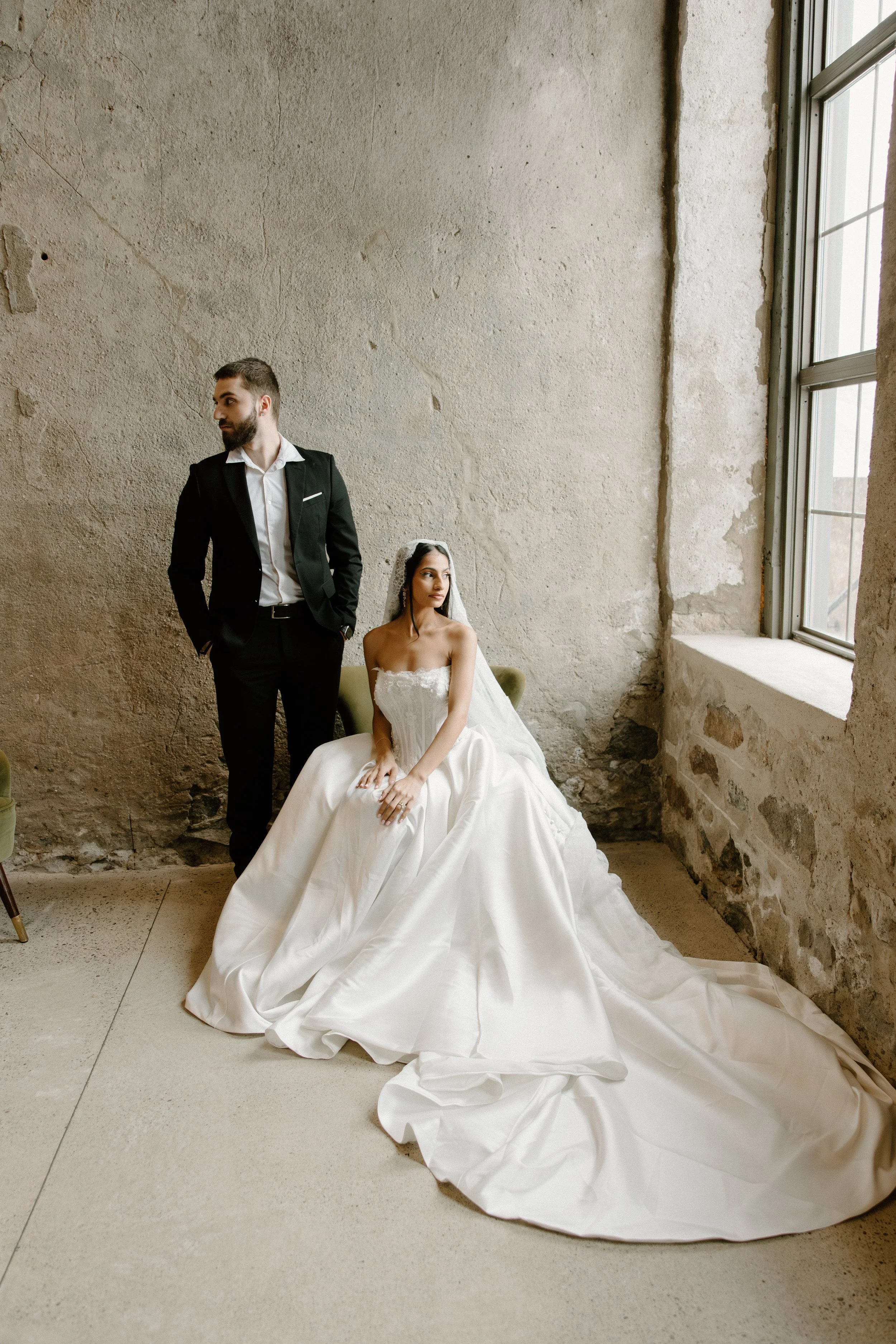 Editorial Style Wedding Inspiration at Tapestry Hall