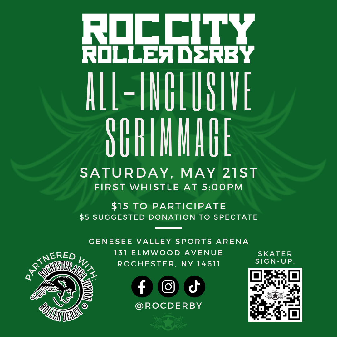News and Events — Roc City Roller Derby
