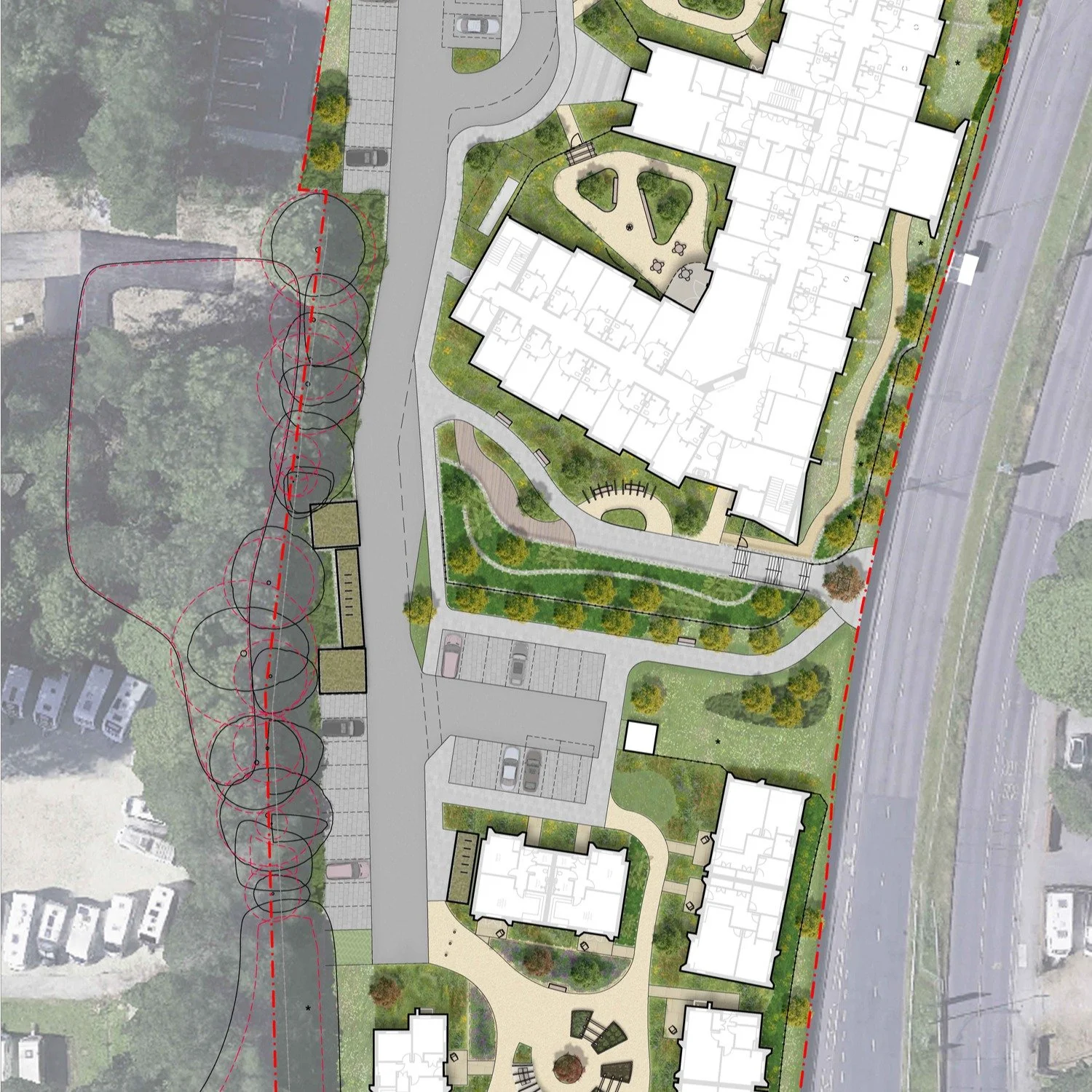 Lizard Landscape Design &amp; Ecology is pleased to have supported the planning submission for a new 80-bed care home and adult social care scheme for Medway Council in Chatham.

Providing landscape design services throughout the project, the team de