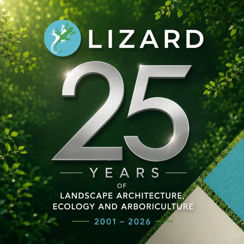 Today marks a very special milestone as Lizard Landscape Design &amp; Ecology celebrates 25 years. 🦎

Founded by Joe Jackson in 2001, Lizard has grown from a landscape architecture practice into a multidisciplinary consultancy, delivering landscape 
