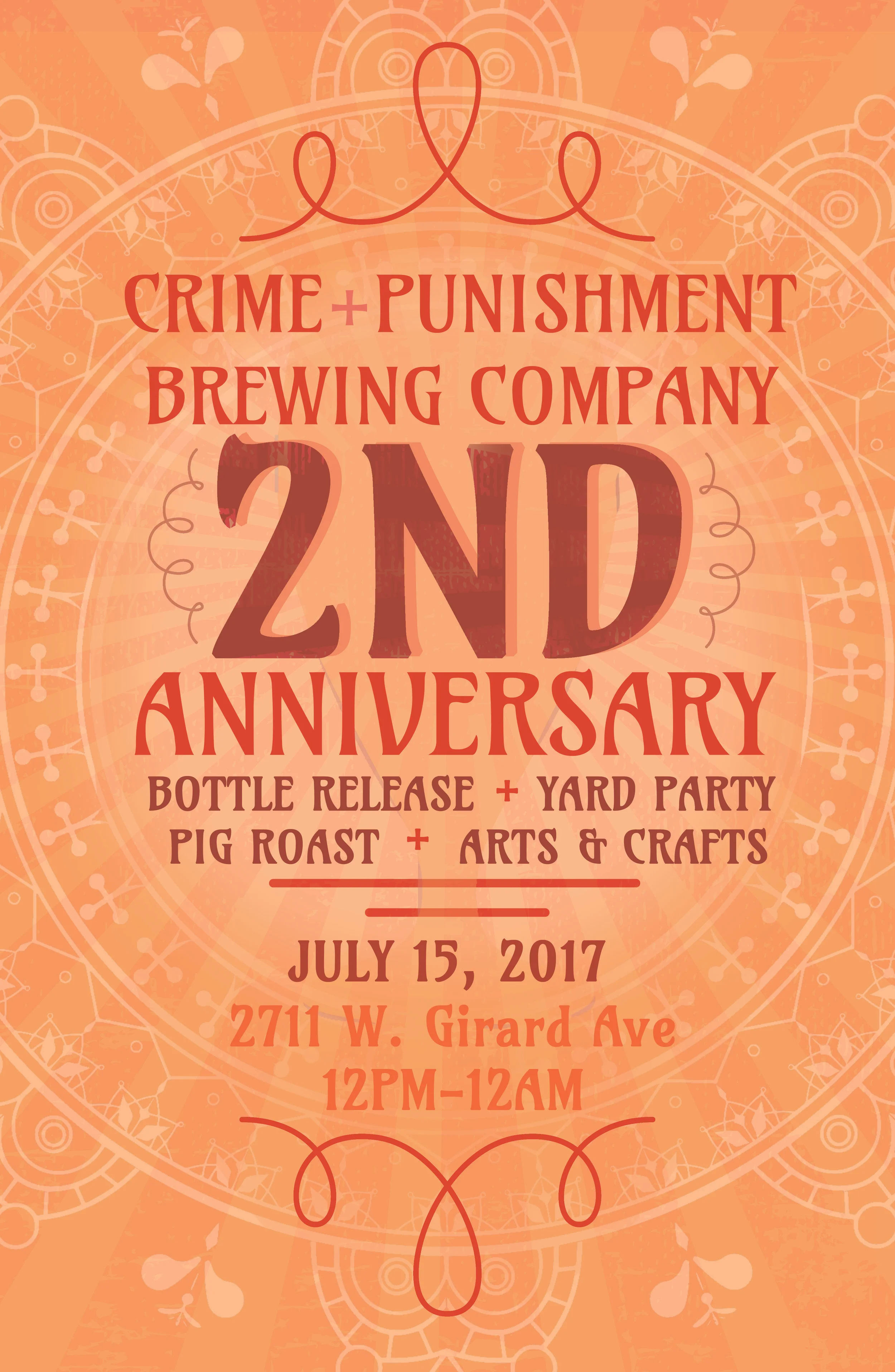 Crime and Punishment Brewing Co 2nd Anniversary