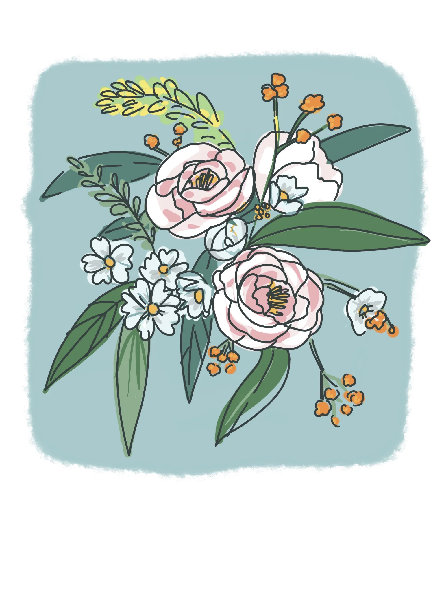 Bouquet Illustration