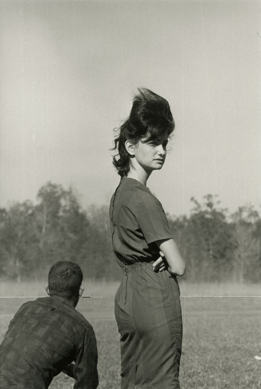 Woman at a Race in Prairieville, Louisiana, 1964 © Danny Lyon