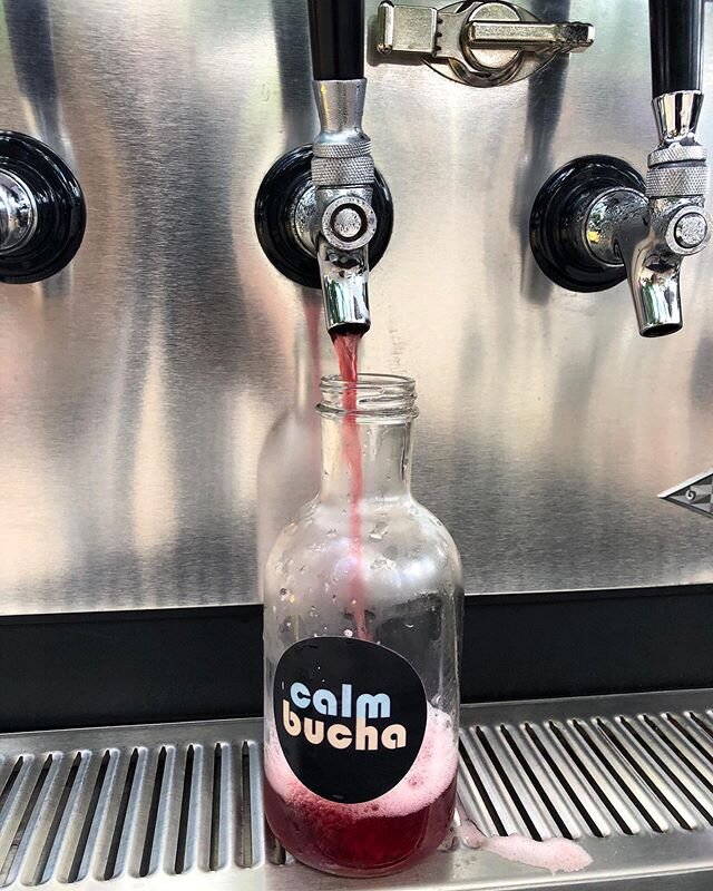 Cool of this weekend with kombucha on tap from @calmbucha_kombucha! See your masked faces tomorrow at Boscobel for our outdoor summer market from 8:30-1pm!