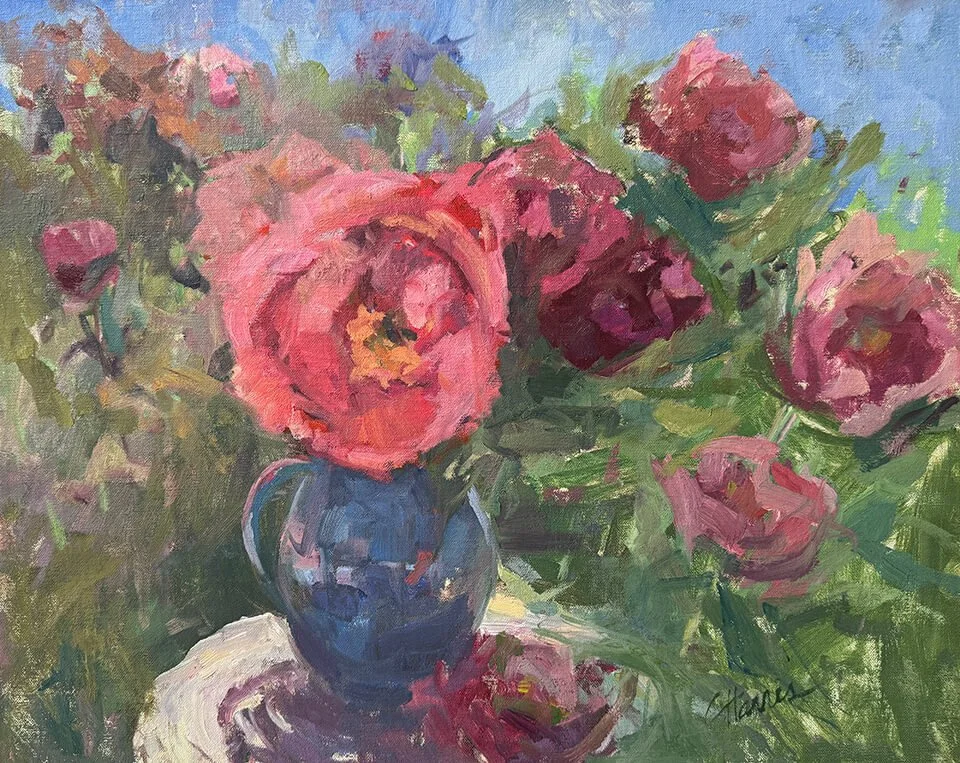 CindyHarrisArt.com - My Garden Peonies.jpg