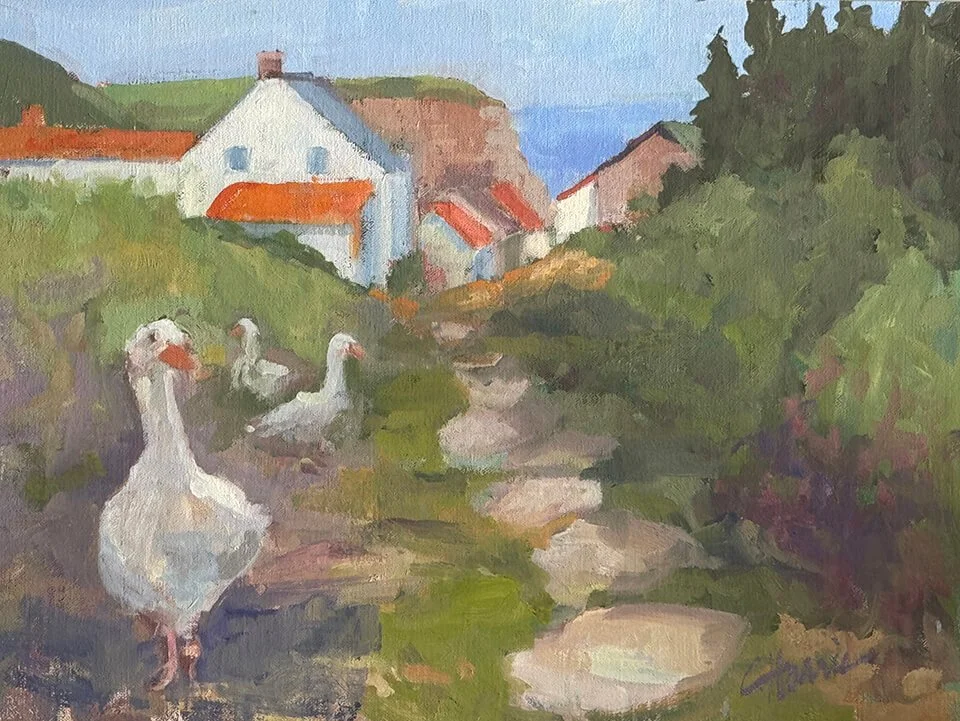 The Geese in Staithes