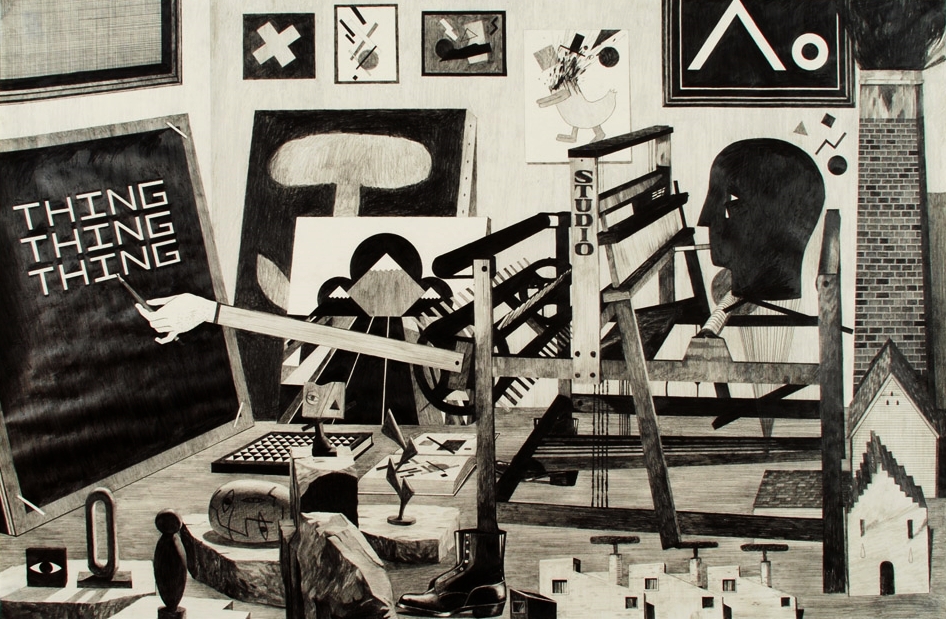 Artist in a Studio (Mass Production), 2009