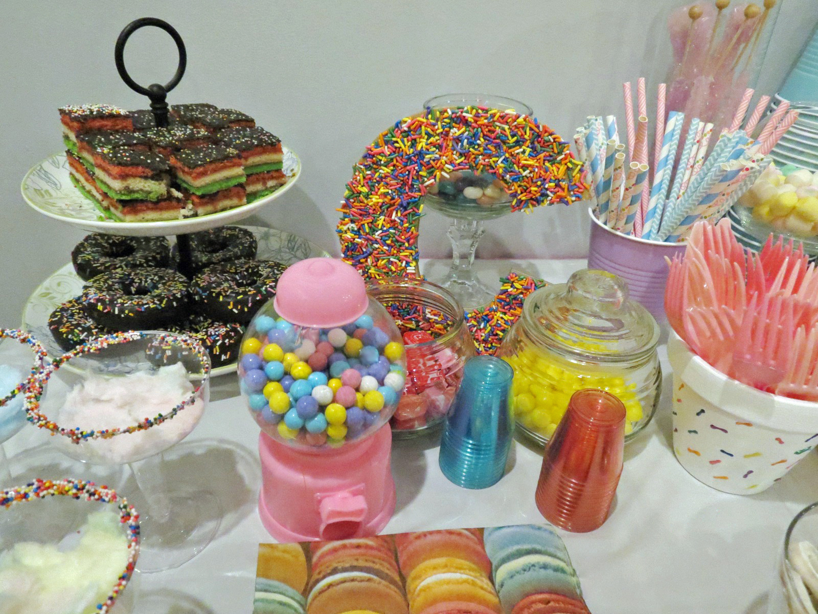 Sugar Sweet Party Ideas. Donuts and cupcakes and ice cream, oh my! Check out this adorable party for ideas, decorations, and tutorials.