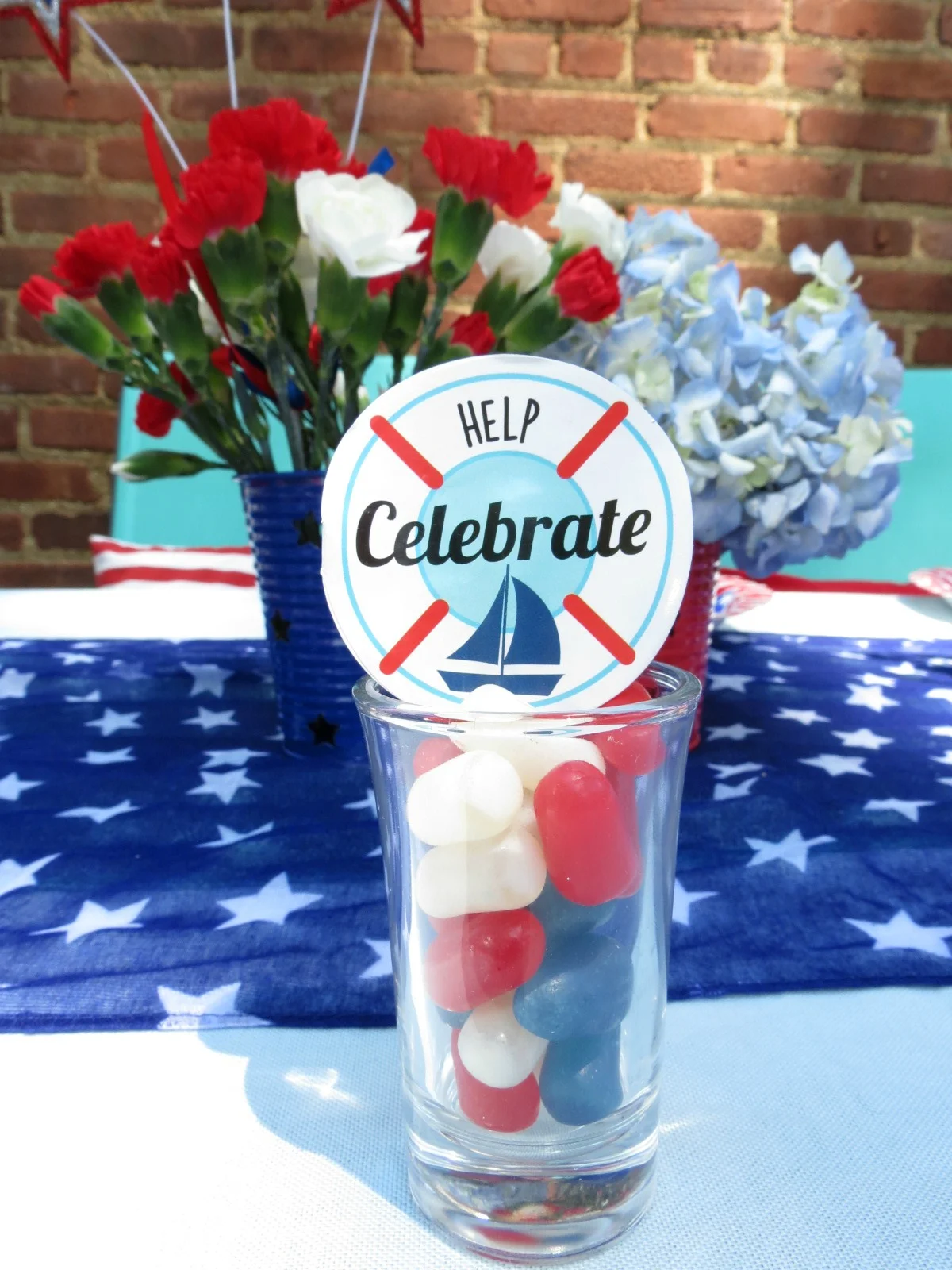 An EASY and affordable Fourth of July table featuring items from Target and the dollar tree! Check out the post for all the details.