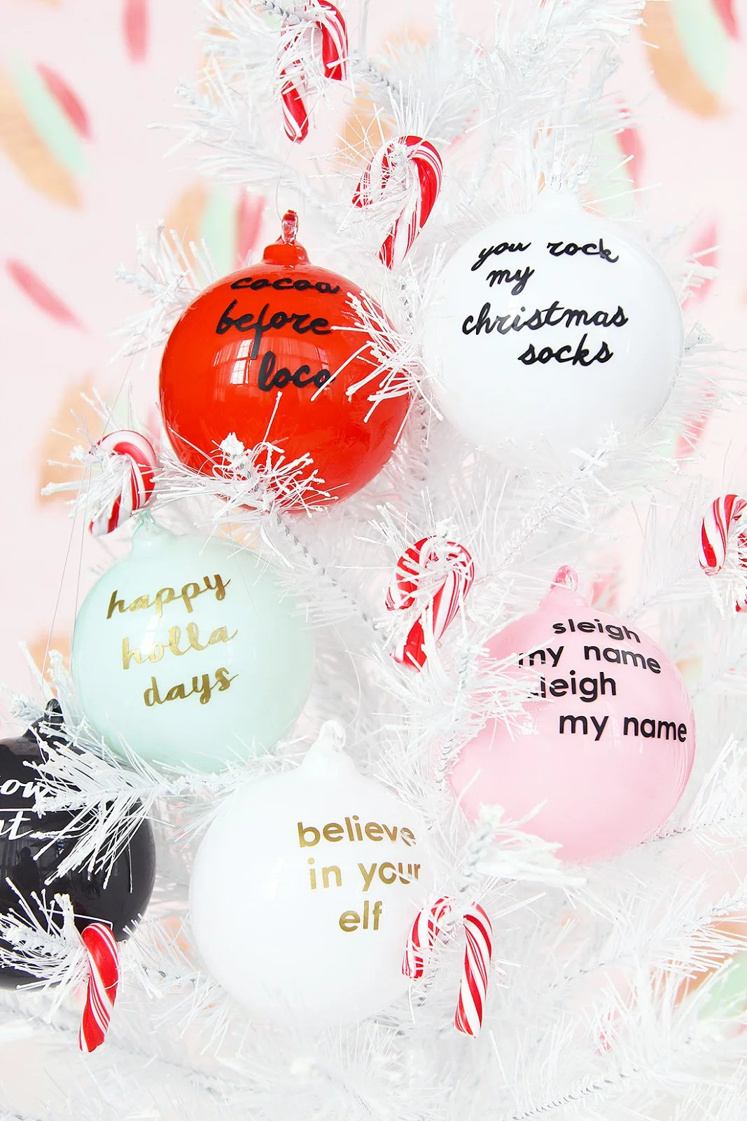 Ornaments are easily the best part of any tree. We know there are so many cool ornaments you can buy, but over in these parts, we like things you can make! I've rounded up the best colorful ornament DIY's so that your tree can be as vibrant and fun as you are. Click to see all the ornaments.