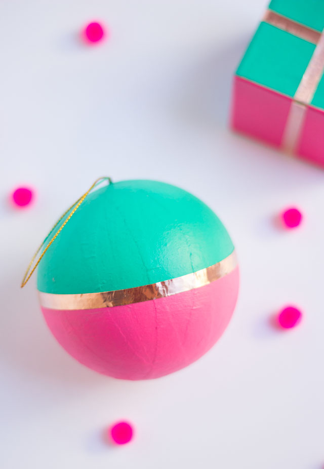Ornaments are easily the best part of any tree. We know there are so many cool ornaments you can buy, but over in these parts, we like things you can make! I've rounded up the best colorful ornament DIY's so that your tree can be as vibrant and fun as you are. Click to see all the ornaments.