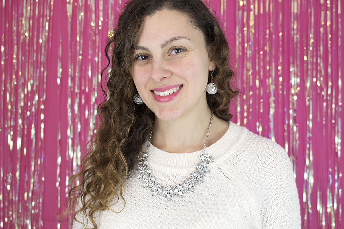 You can wear these earrings anytime there's a party- or anytime you want to party. They're super easy to make and lightweight. Check out the DIY now!
