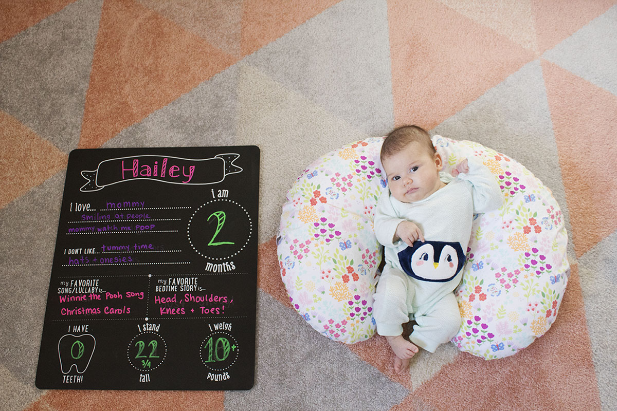 Hailey is now 2 months old!! Click through for the full update.