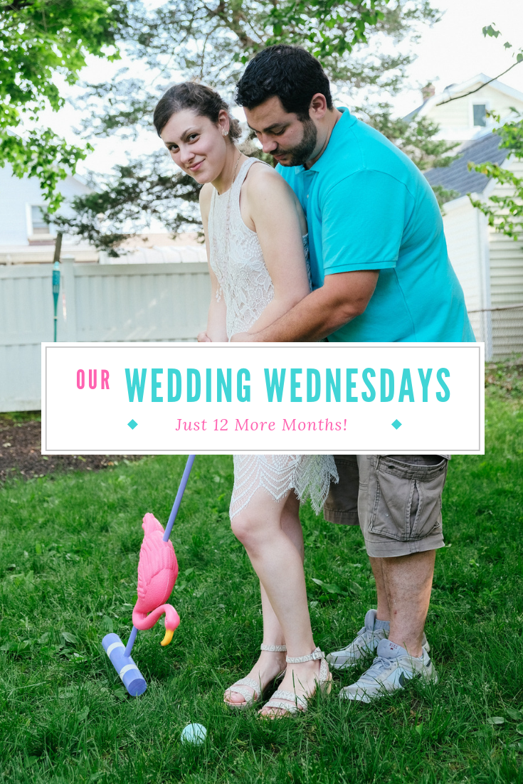 Just one year, less than 365 days, until we become husband and wife. I've been pretty cool, calm and collected for most of this, but on my wedding date, it finally hit me. And I instantly started to cry happy tears. And of course, when you cry happy tears, you have to call your mom.