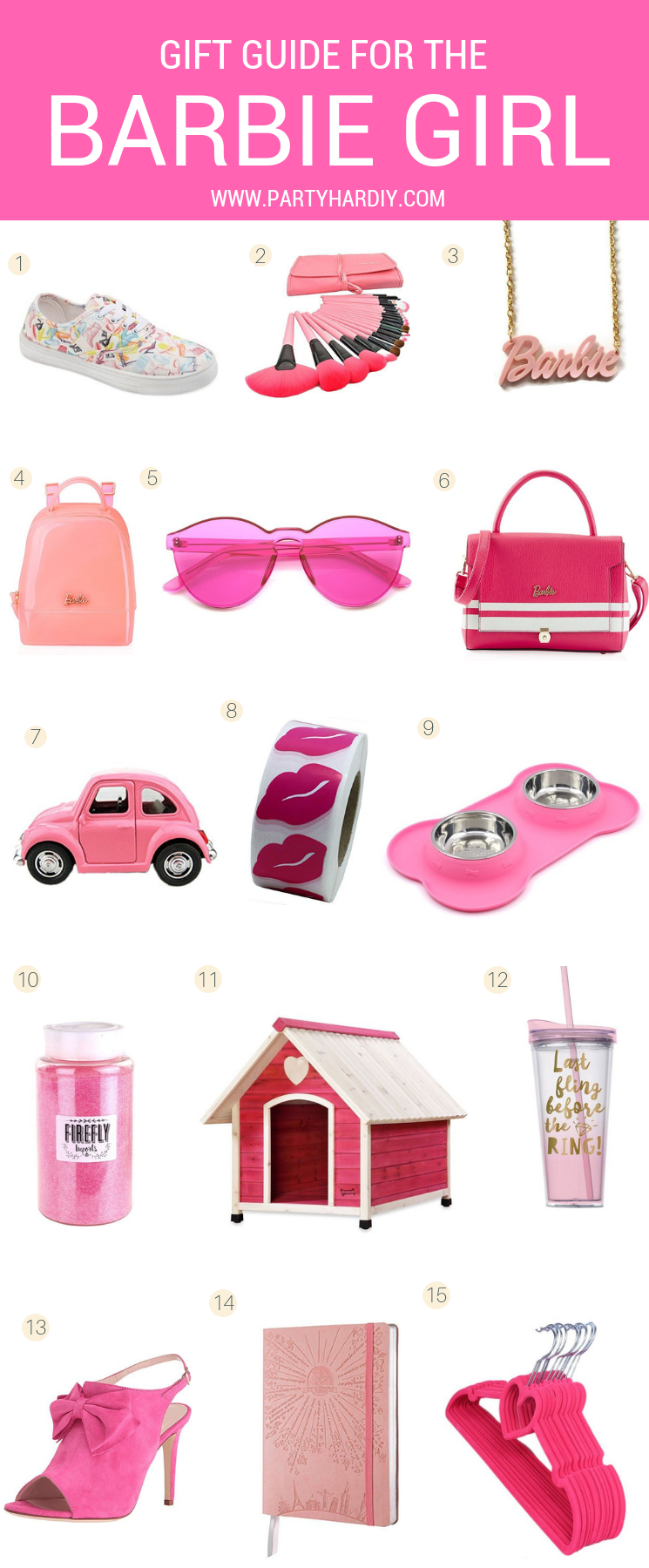 Make your life a little more Barbie Pink with these awesome items! You’ve got barbie shoes, pet care, and even closet organization! We could all use a little more glam in our lives. #barbieshoes #barbieclothes #shoppinglists