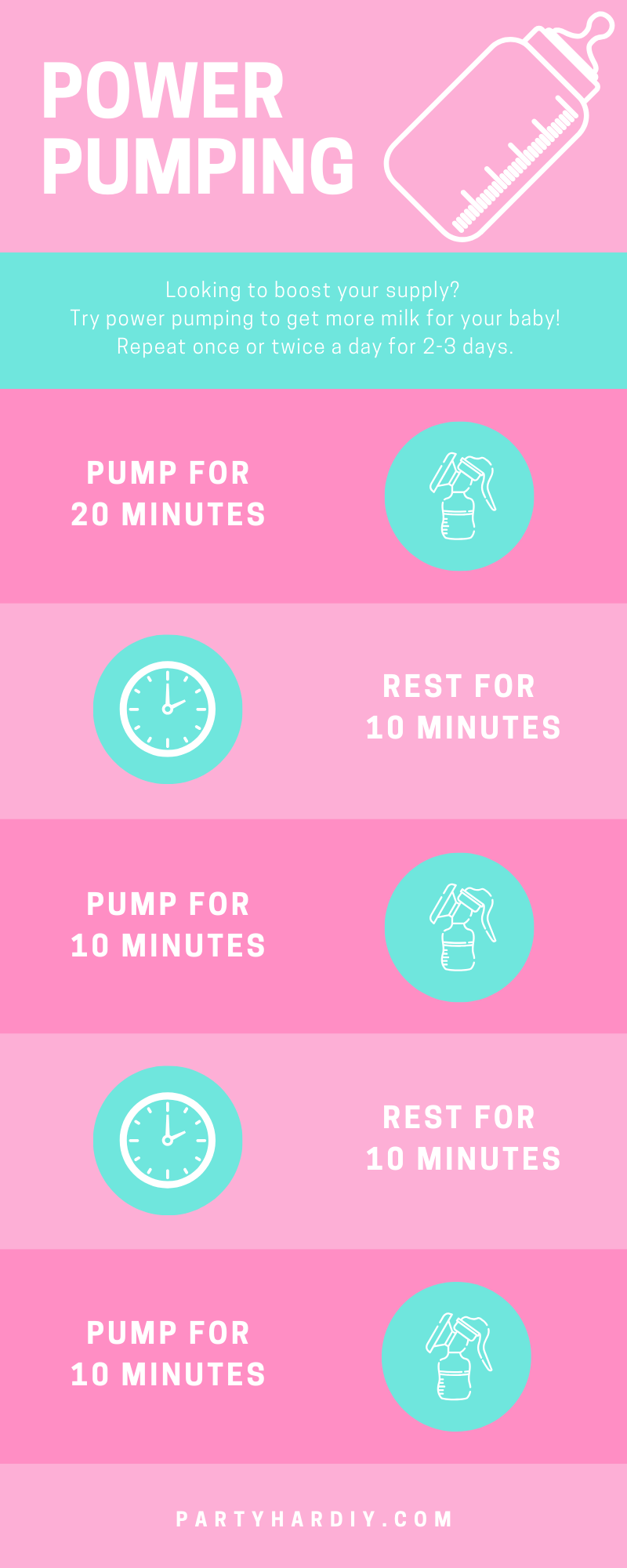Looking to increase your breastmilk supply? Try a power pump session! It only takes an hour and helps A LOT. Plus, learn what foods and supplements I used to increase my supply- fast! Don’t forget to pin it on Pinterest so that you can have it saved forever. Click to see all my tips, plus the must-have items for a successful breastfeeding journey! #breastfeedingtips #powerpumping #breastfeedingsupply #breastfeeding