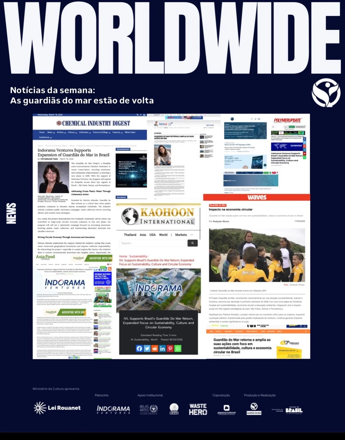 Estamos de volta no mapa!

Come&ccedil;aremos por S&atilde;o Paulo, Santos, Pernambuco e Amaz&ocirc;nia, e isso &eacute; s&oacute; o come&ccedil;o. Novas fronteiras v&ecirc;m a&iacute;.

Com a chegada da @indoramaventures_official e um trabalho const