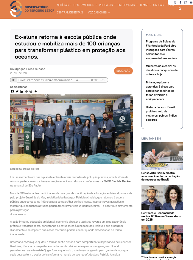 ex-aluna-retorna-a-escola-publica-onde-estudou-e-mobiliza-mais-de-100-criancas-para-transformar-plastico-em-protecao-aos-oceanos