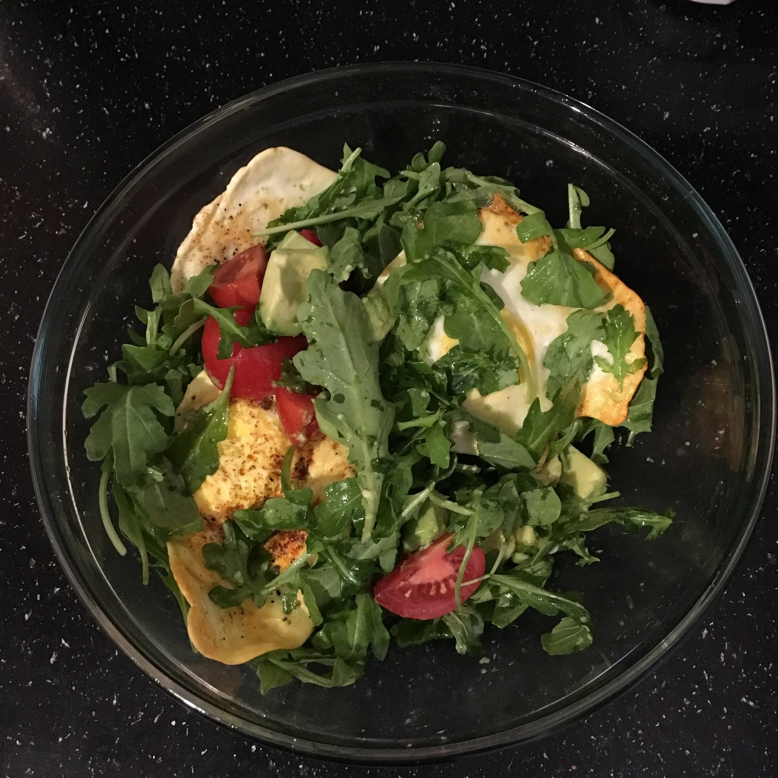 Energizing Fried Egg Salad Recipe