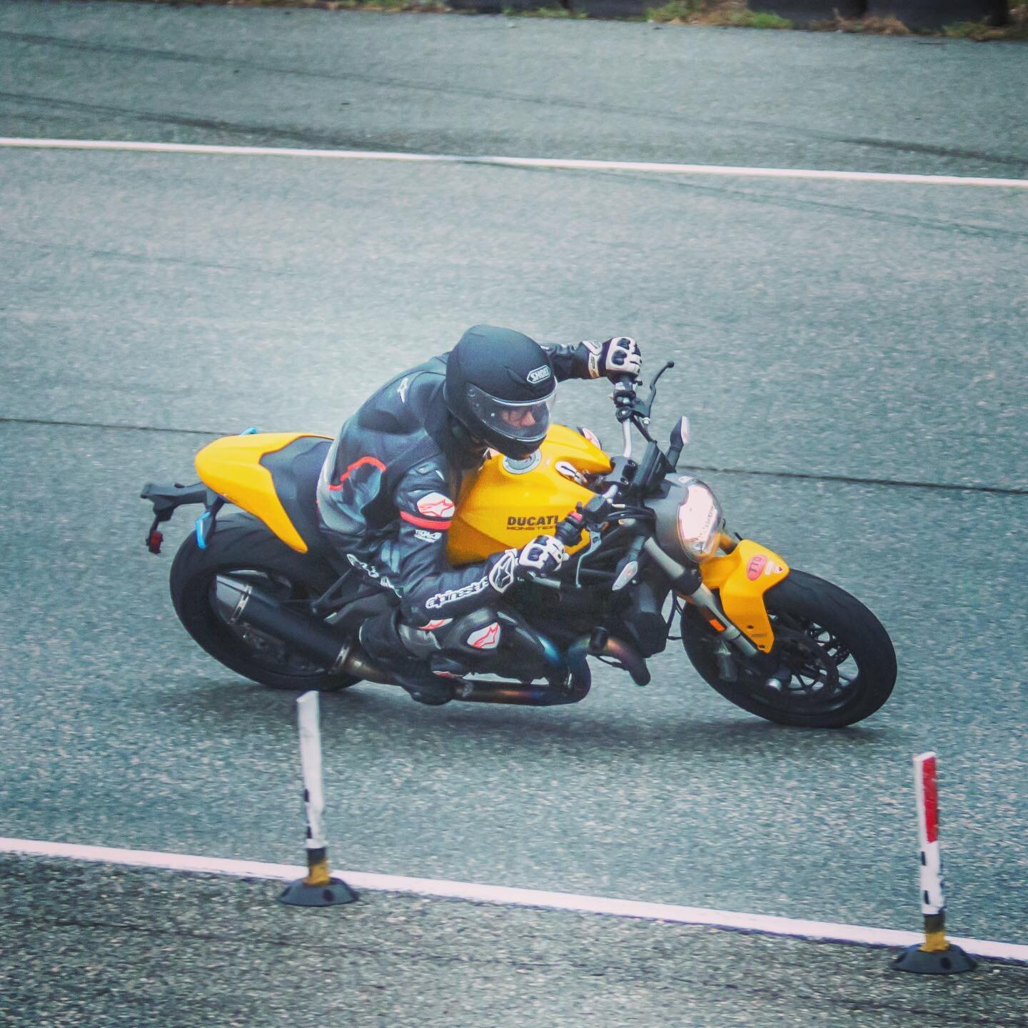 Building adventures and play into each week broadens perspective. Track days deliver peak experiences through camaraderie, building confidence, developing skills, and overcoming fear. The day started with heavy rains with slippery corners gradually d