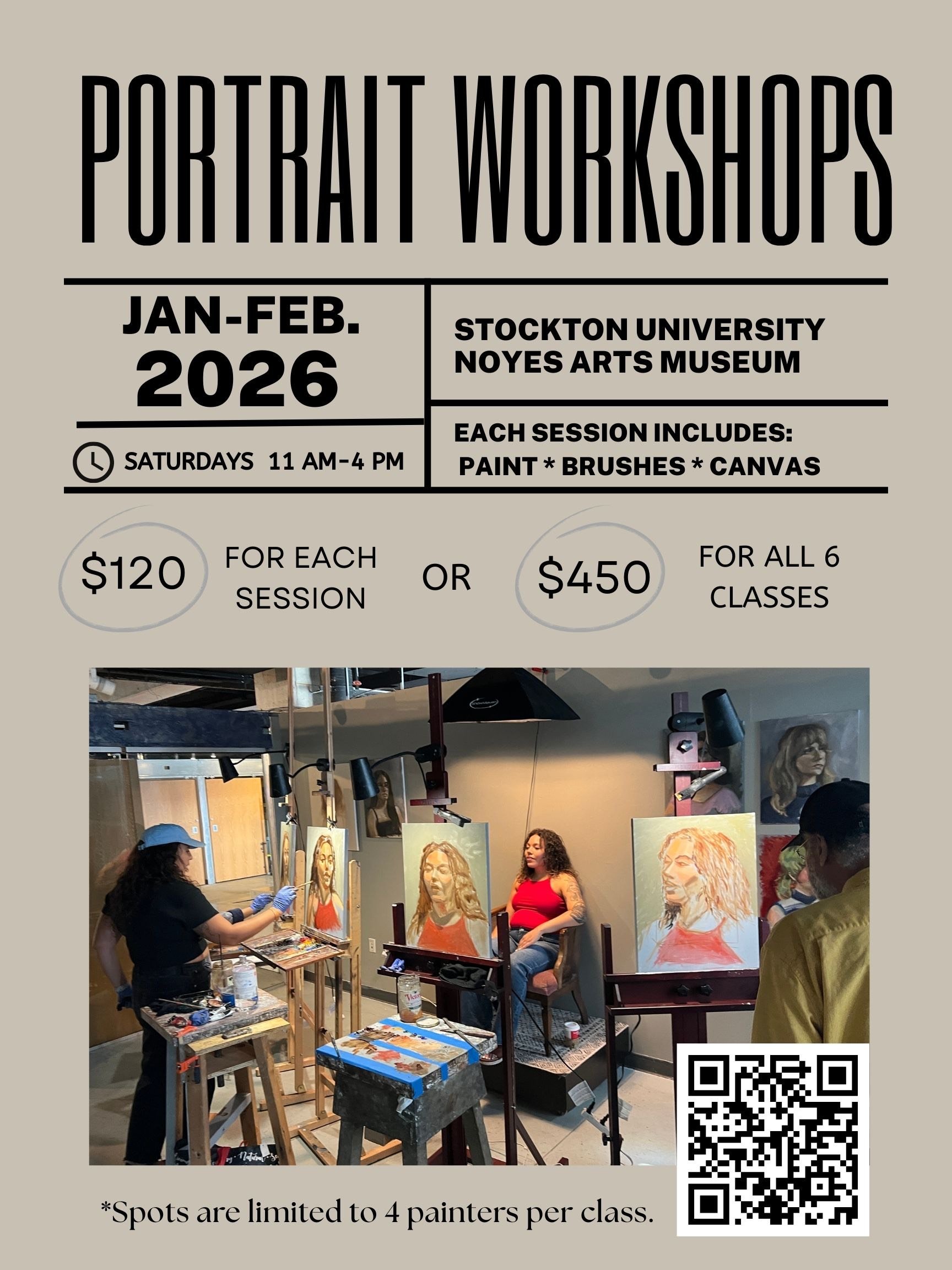 portrait painting classes with Amanda Auble