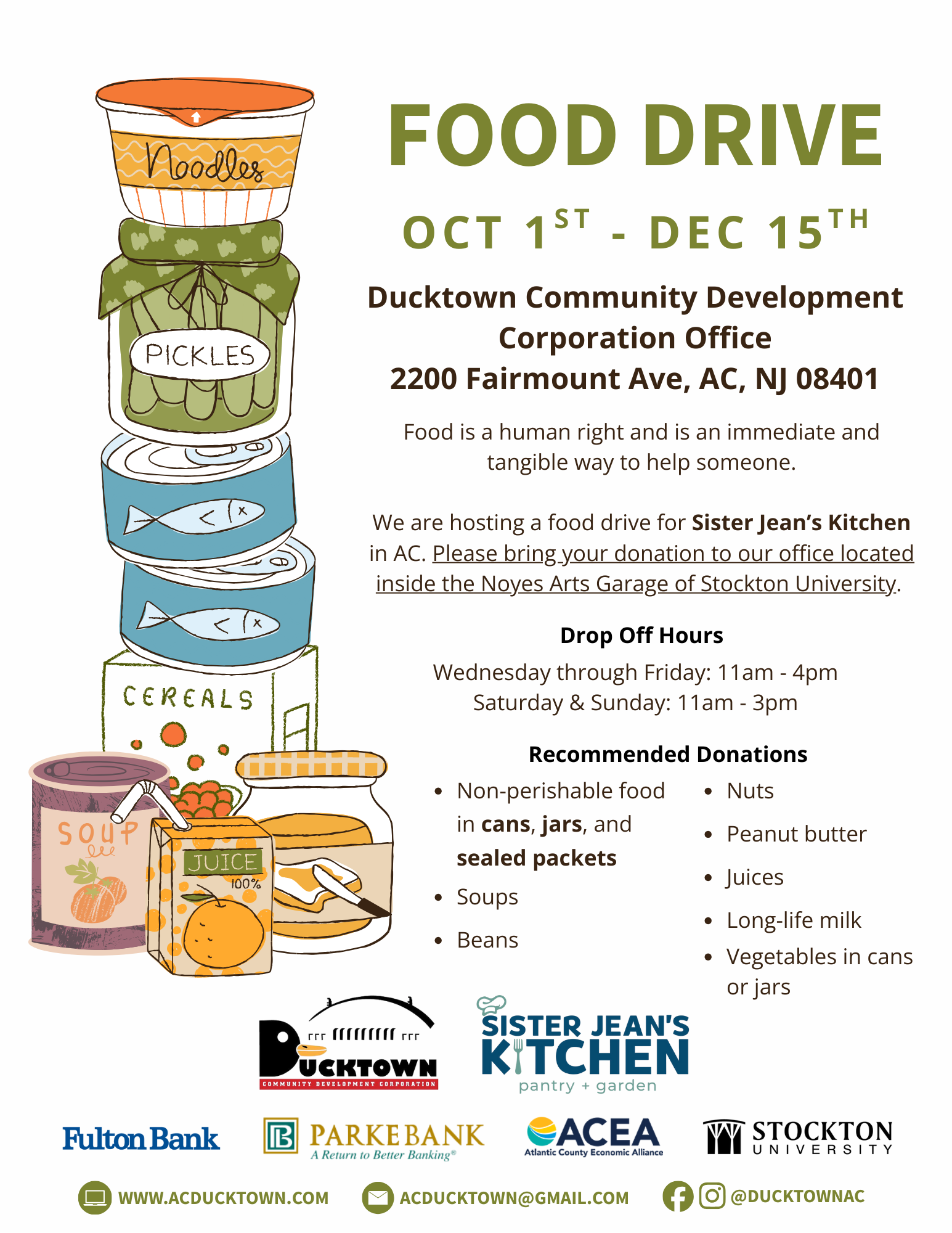 Ducktown Food Drive