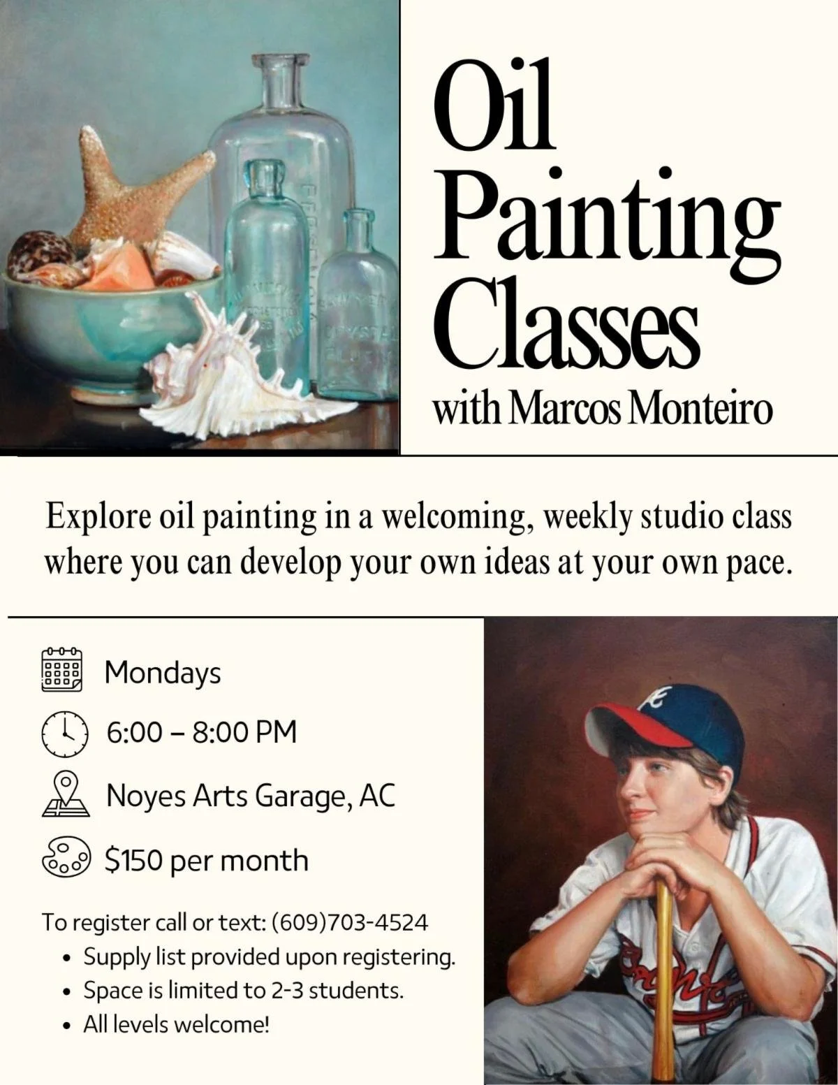 Oil Painting Classes with Marcos Monteiro