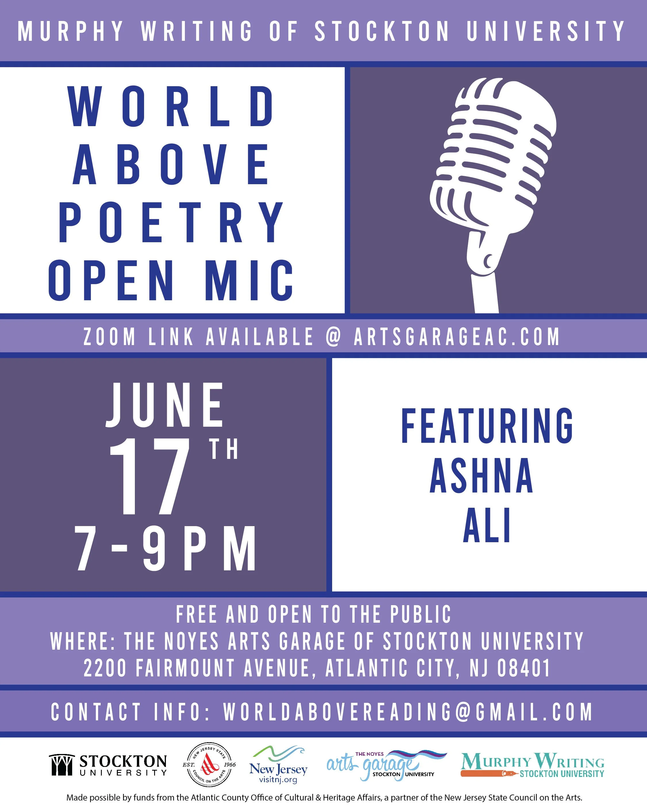 World Above Poetry Open Mic