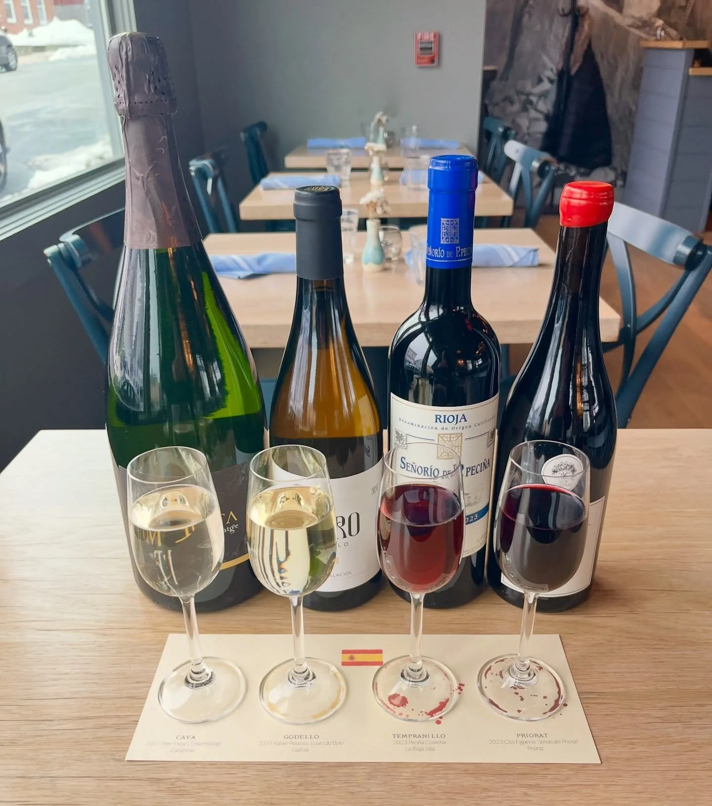 This Wednesday we will travel to Spain for wine flight Wednesday!🍷🇪🇸

Featuring a flight of 4 different Spanish wines to taste and a chef&rsquo;s special of tapas to pair perfectly!

Book your reservations now! (link in bio)