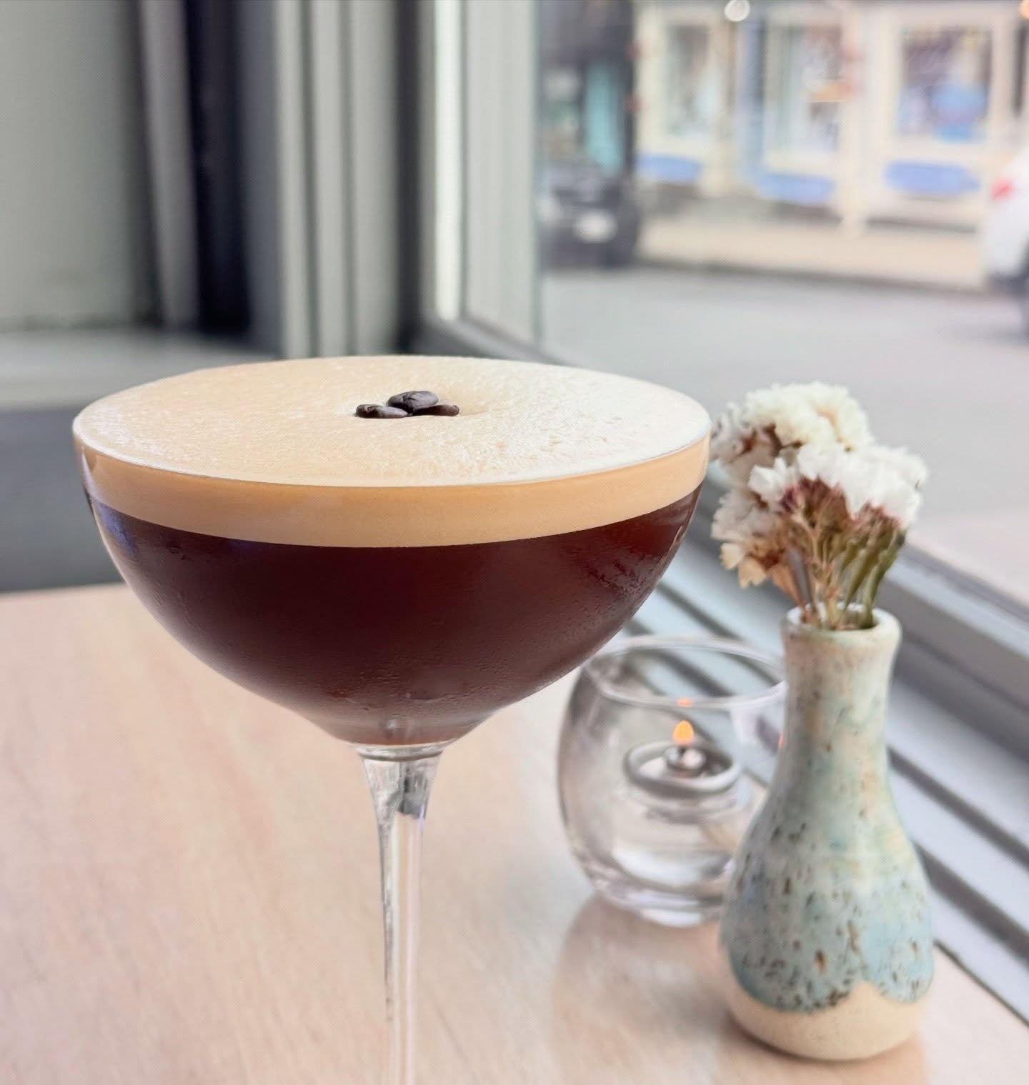 Our newest cocktail special! 
The Irish coffee martini ☘️
Jameson, Guinness, espresso, and coffee liqueur💚